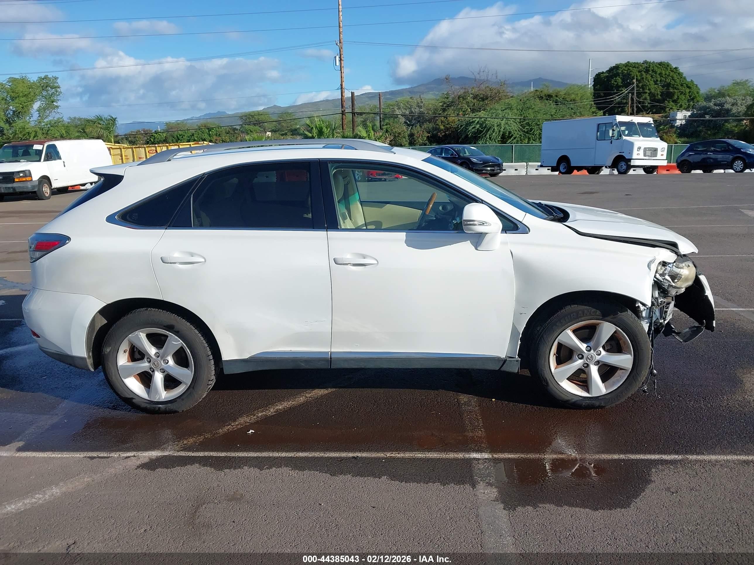 2012 Lexus Rx 350   White vin: JTJZK1BA3C2414019