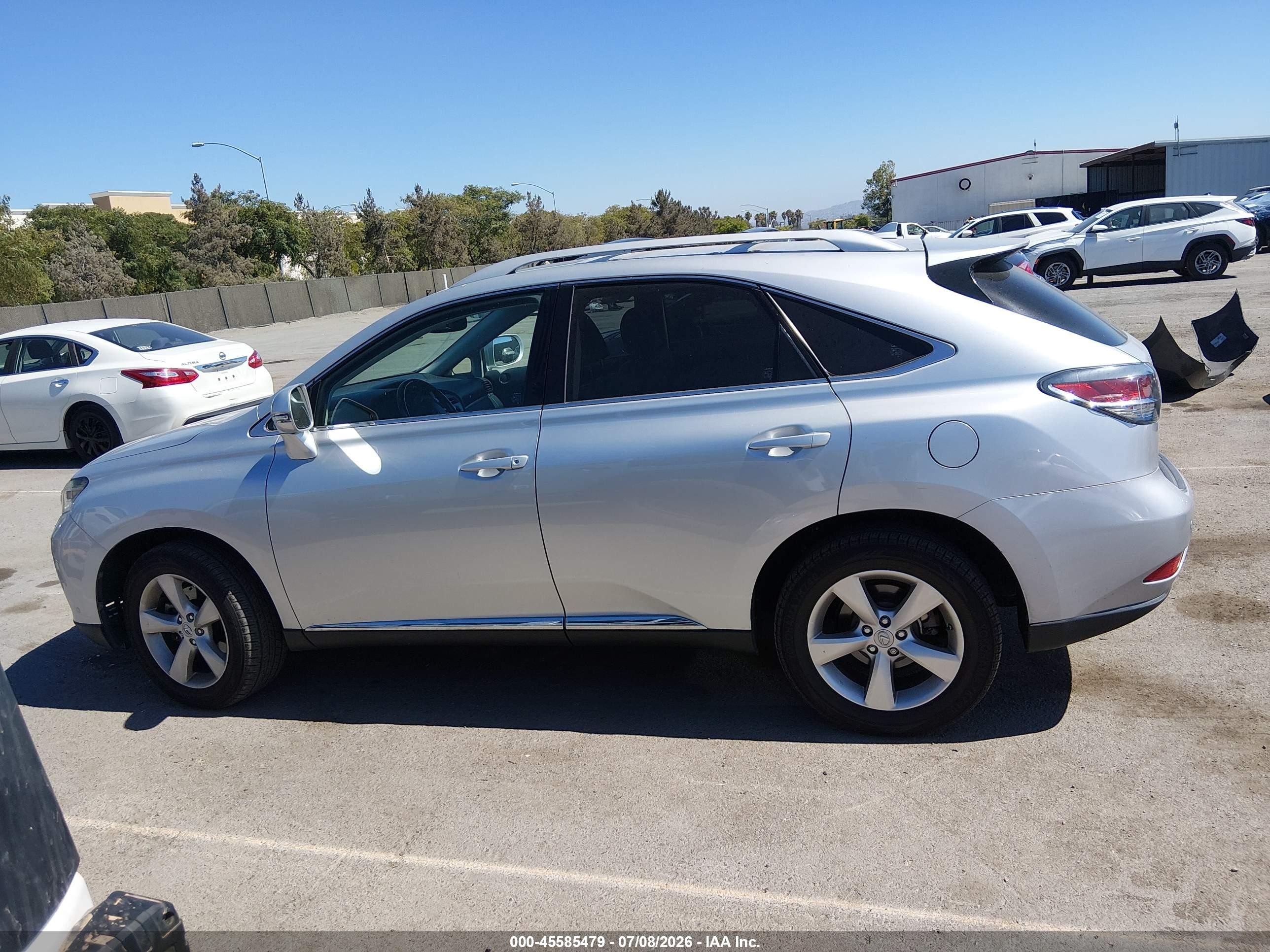 2013 Lexus Rx 350   Silver vin: JTJZK1BA3D2009697