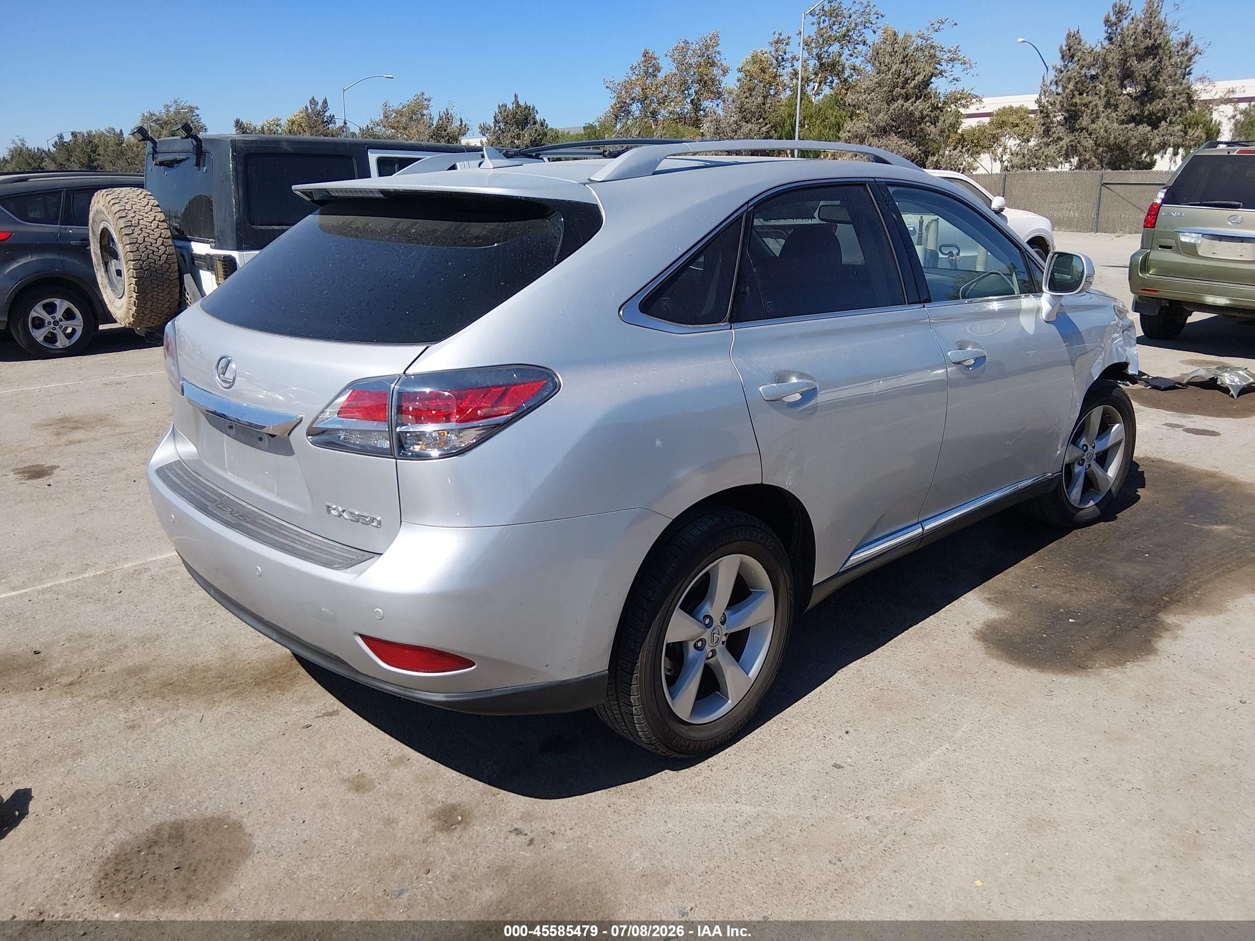 2013 Lexus Rx 350   Silver vin: JTJZK1BA3D2009697