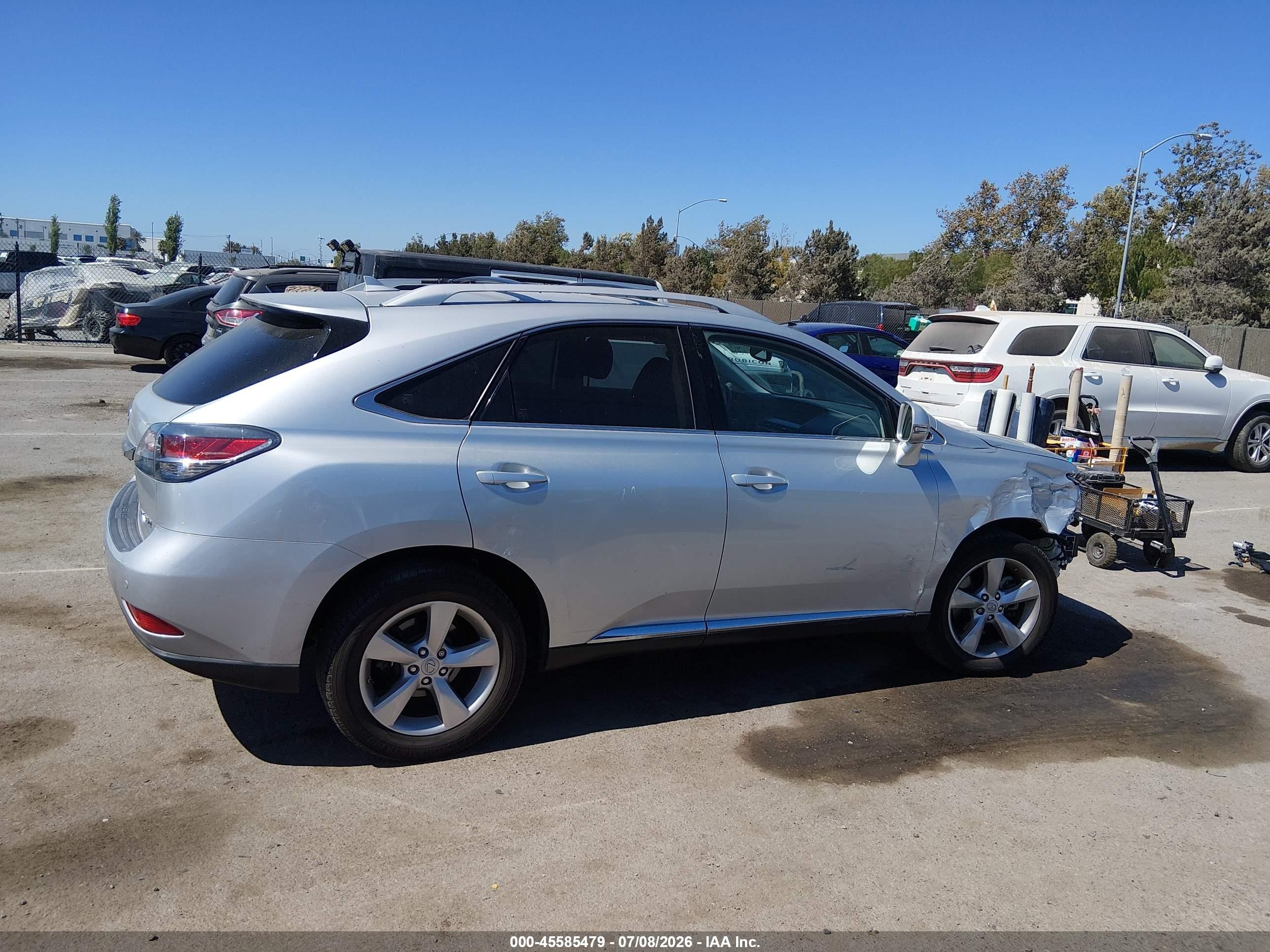 2013 Lexus Rx 350   Silver vin: JTJZK1BA3D2009697