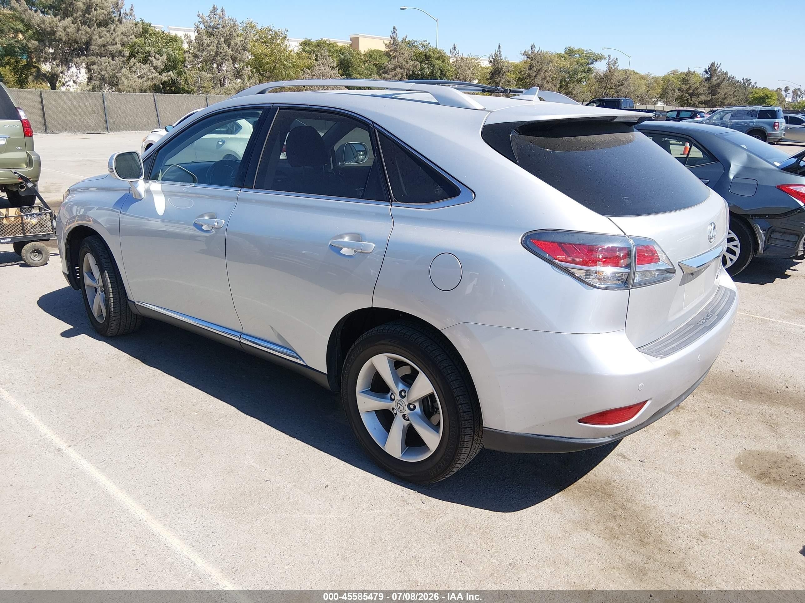 2013 Lexus Rx 350   Silver vin: JTJZK1BA3D2009697