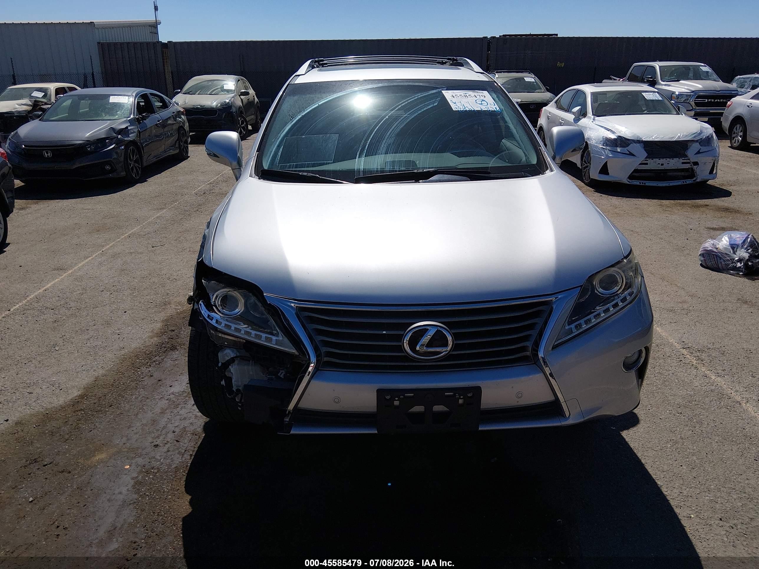 2013 Lexus Rx 350   Silver vin: JTJZK1BA3D2009697