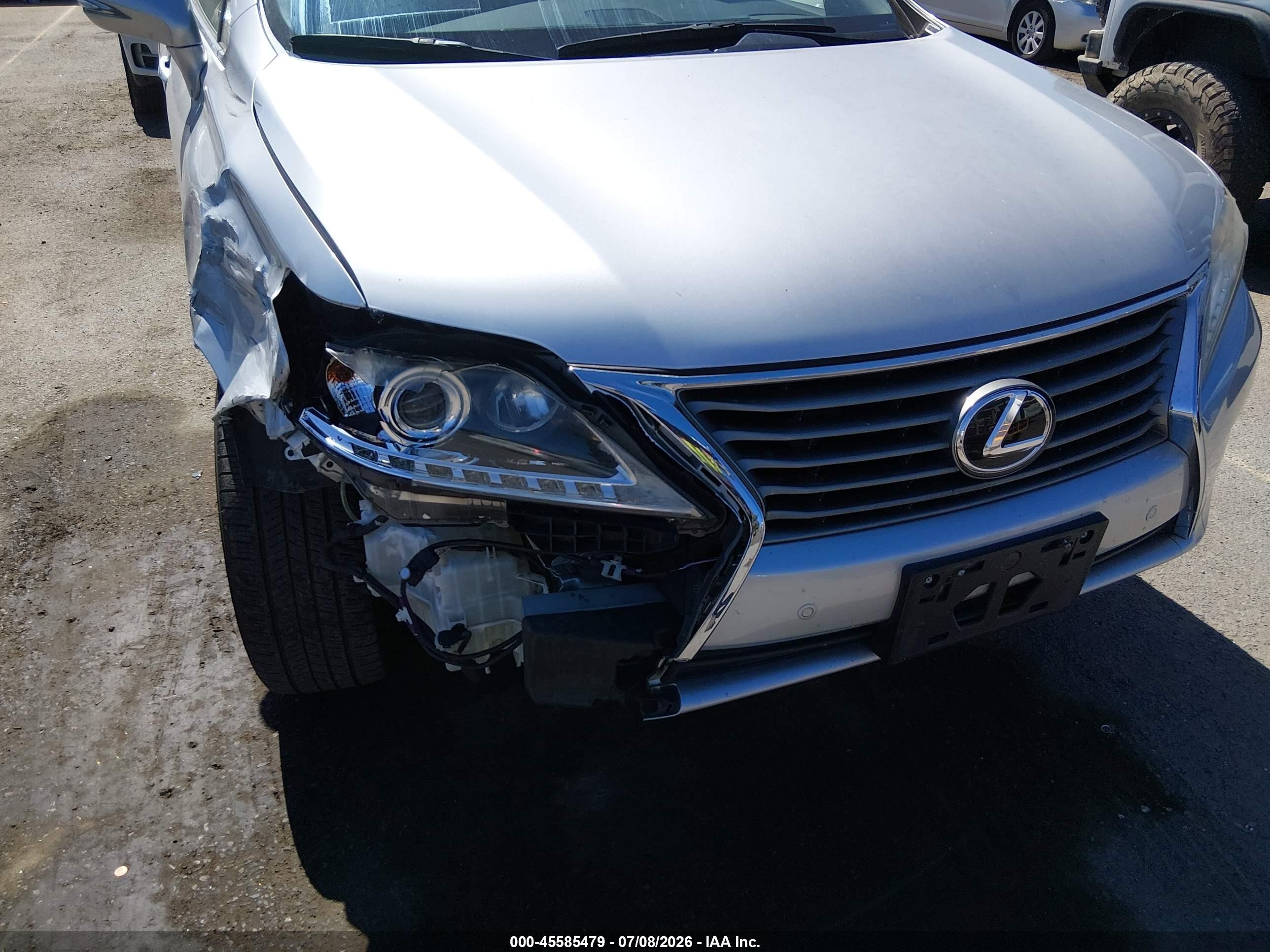 2013 Lexus Rx 350   Silver vin: JTJZK1BA3D2009697