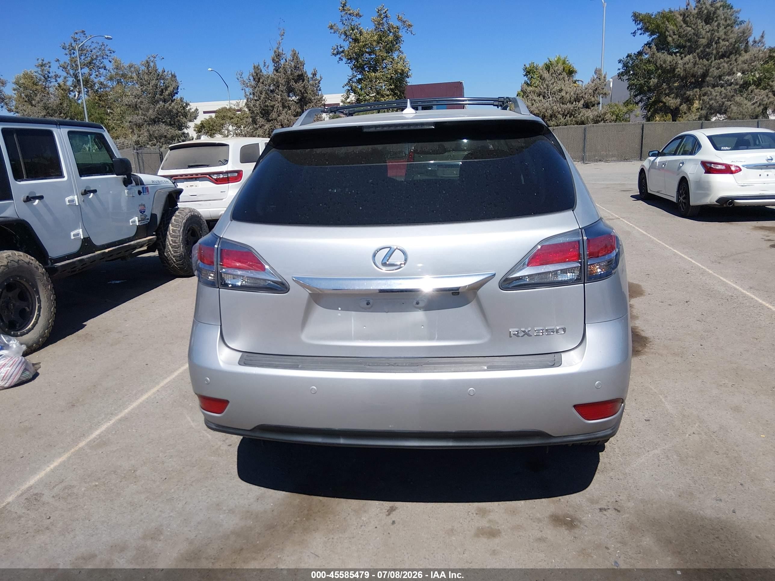 2013 Lexus Rx 350   Silver vin: JTJZK1BA3D2009697