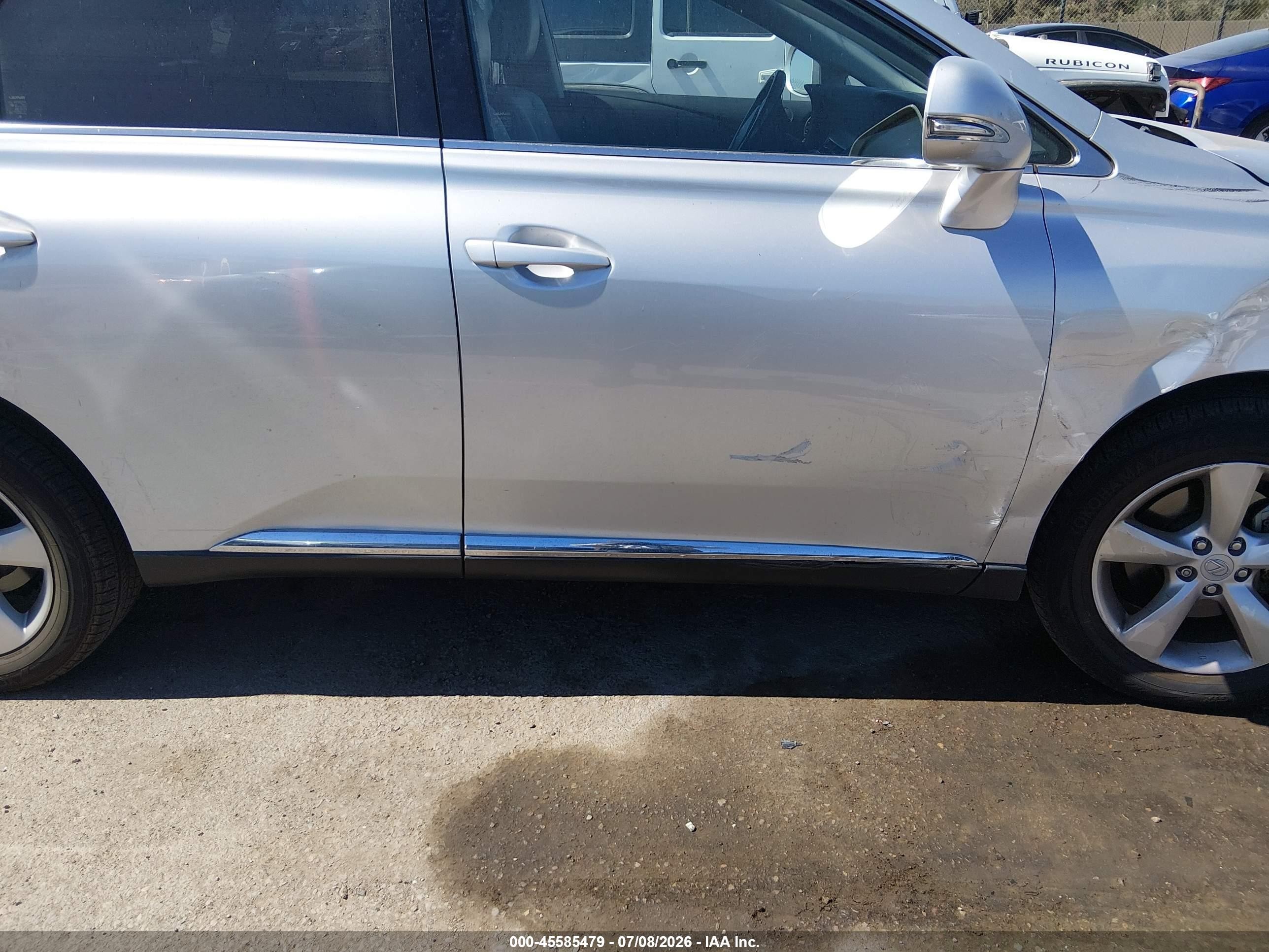 2013 Lexus Rx 350   Silver vin: JTJZK1BA3D2009697