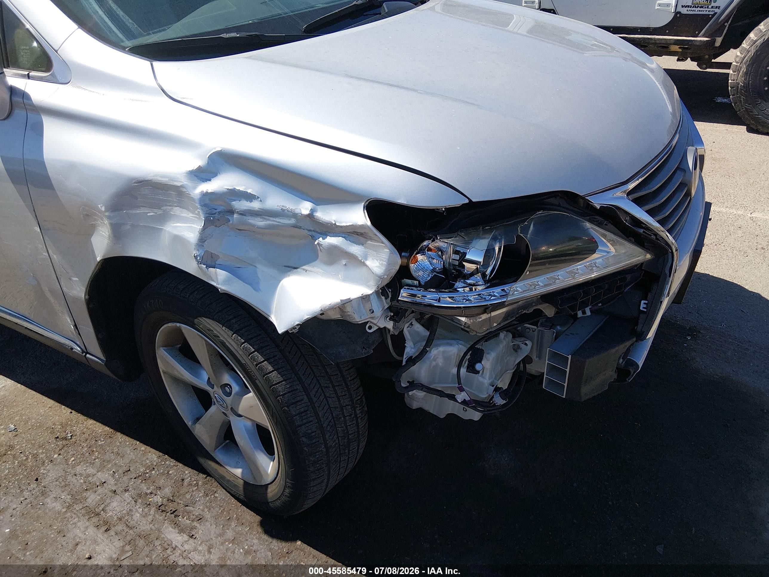 2013 Lexus Rx 350   Silver vin: JTJZK1BA3D2009697