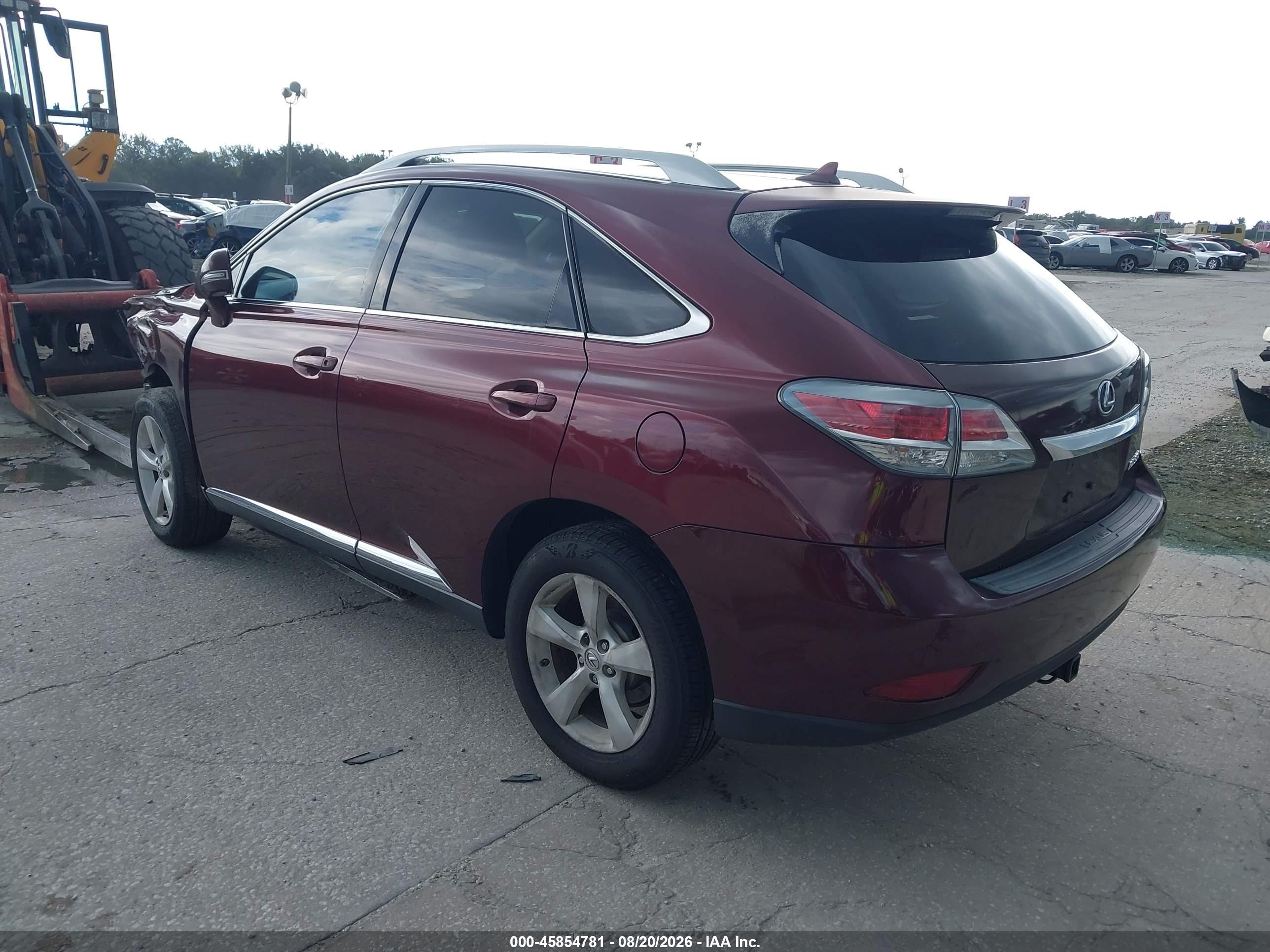2013 Lexus Rx 350 Темно-бордовый vin: JTJZK1BA3D2009795