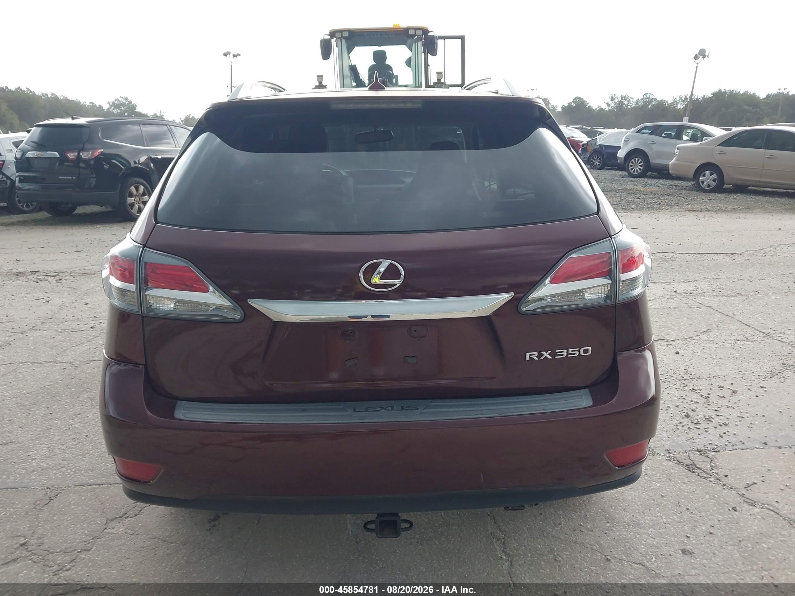 2013 Lexus Rx 350 Темно-бордовый vin: JTJZK1BA3D2009795