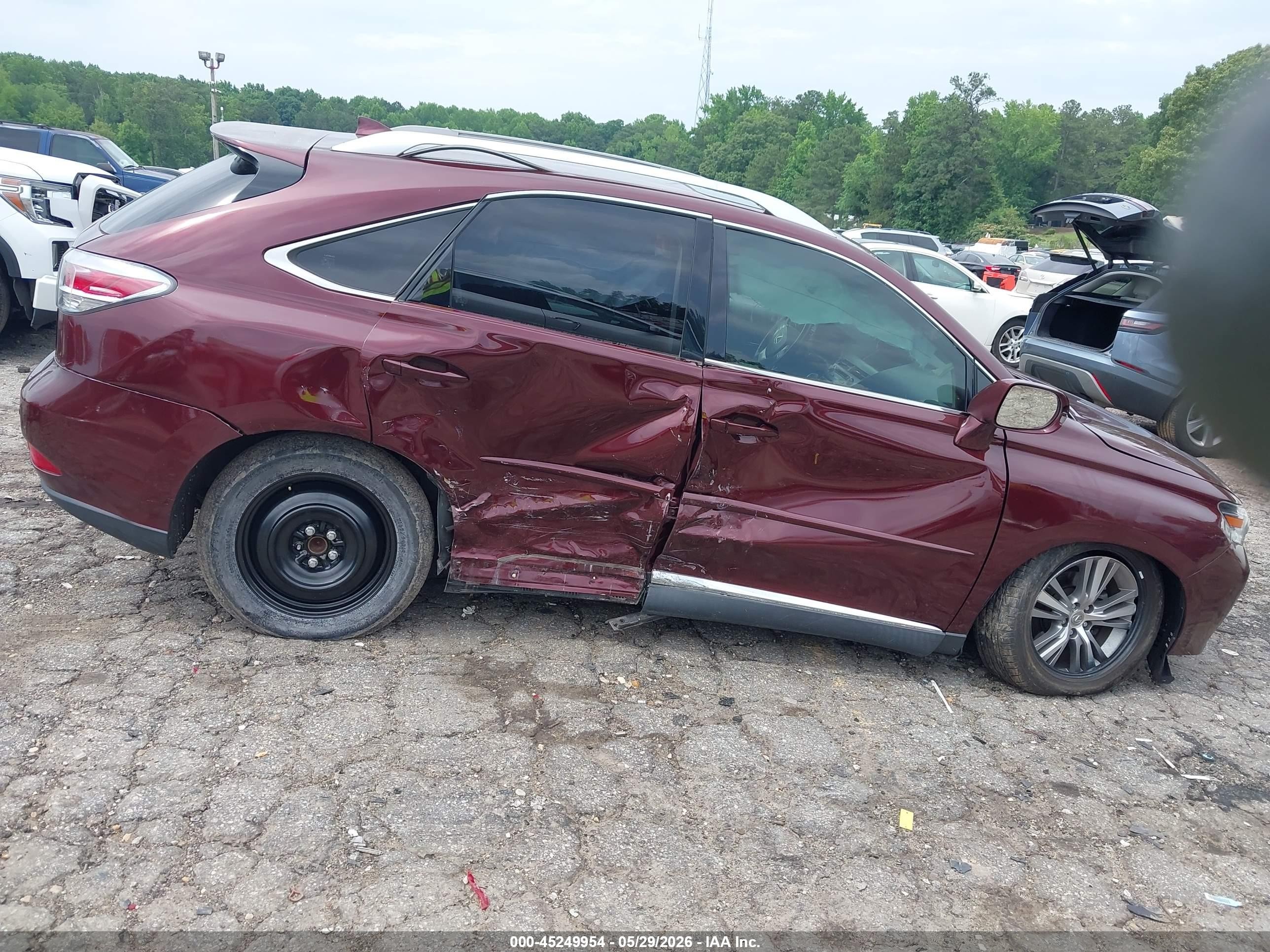 2015 Lexus Rx 350   Burgundy vin: JTJZK1BA3F2426241