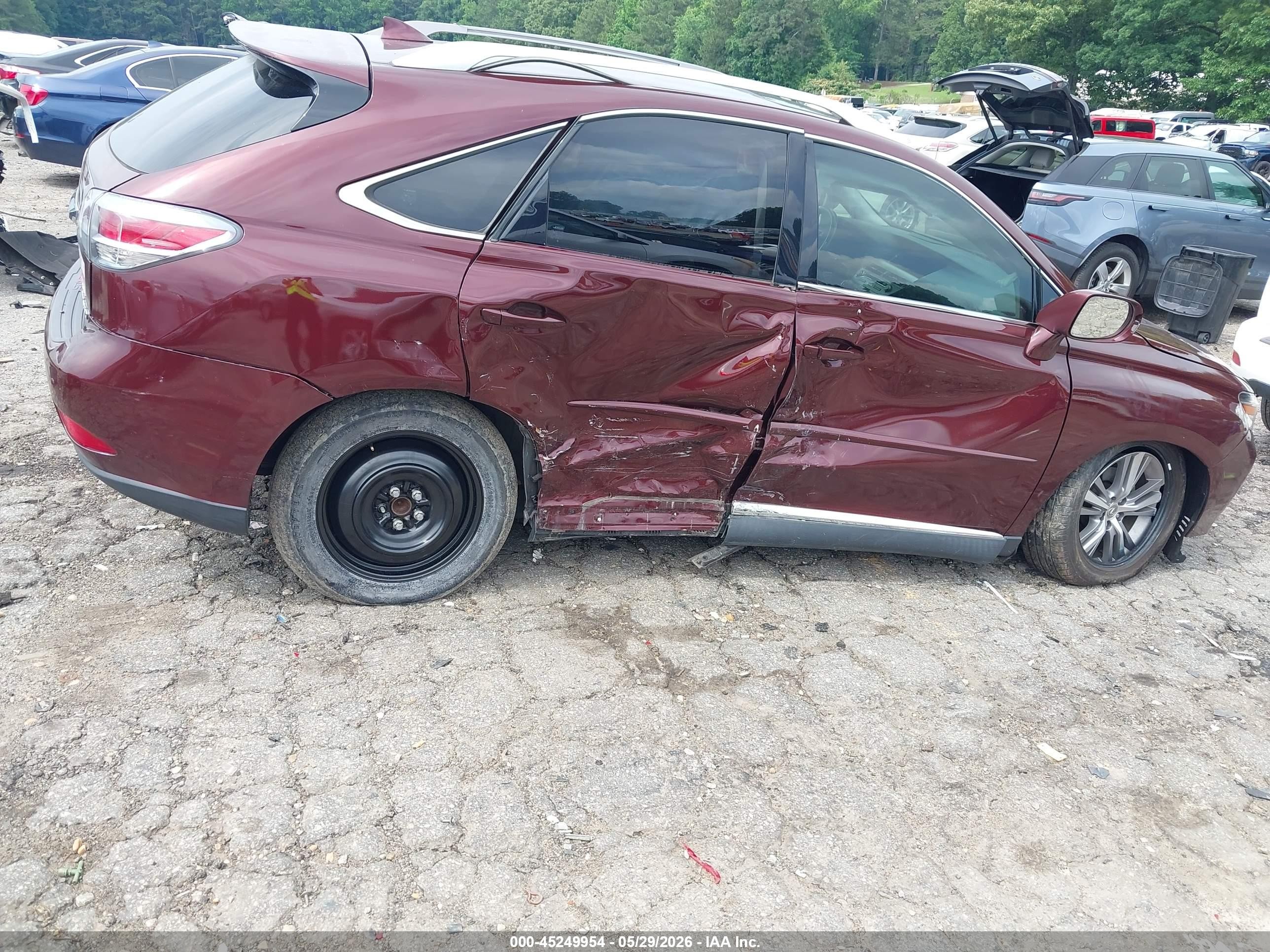 2015 Lexus Rx 350   Burgundy vin: JTJZK1BA3F2426241