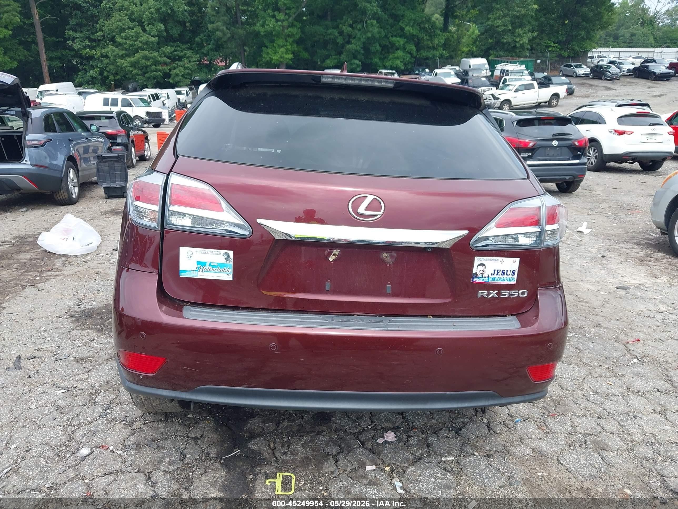 2015 Lexus Rx 350   Burgundy vin: JTJZK1BA3F2426241