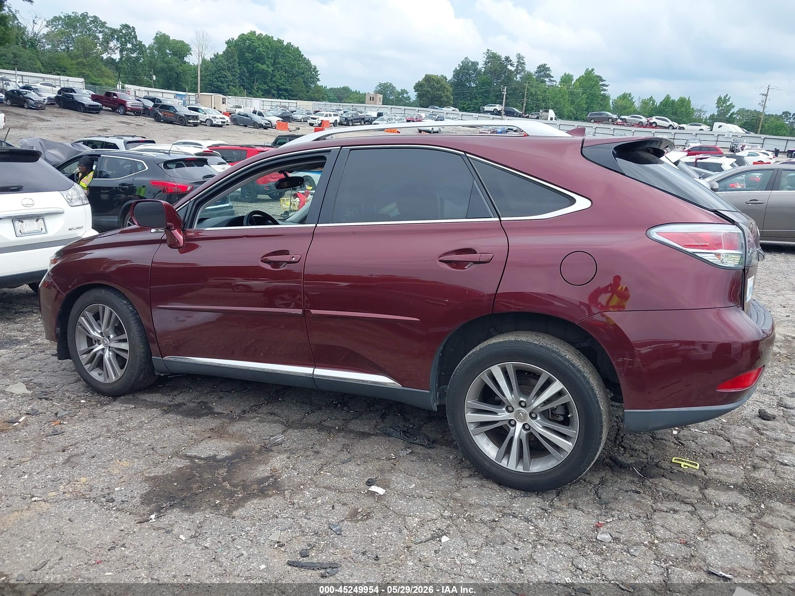 2015 Lexus Rx 350   Burgundy vin: JTJZK1BA3F2426241