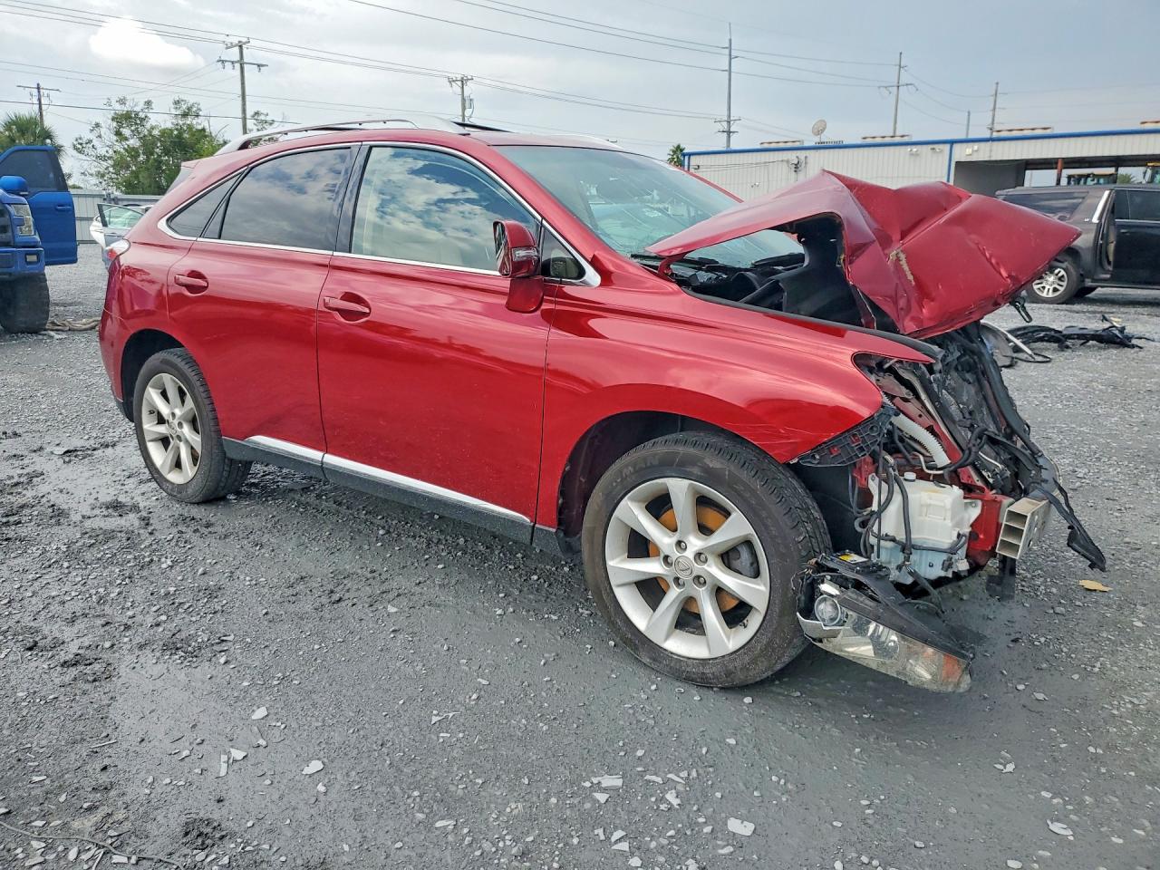 2010 Lexus Rx 350 Red vin: JTJZK1BA4A2406735