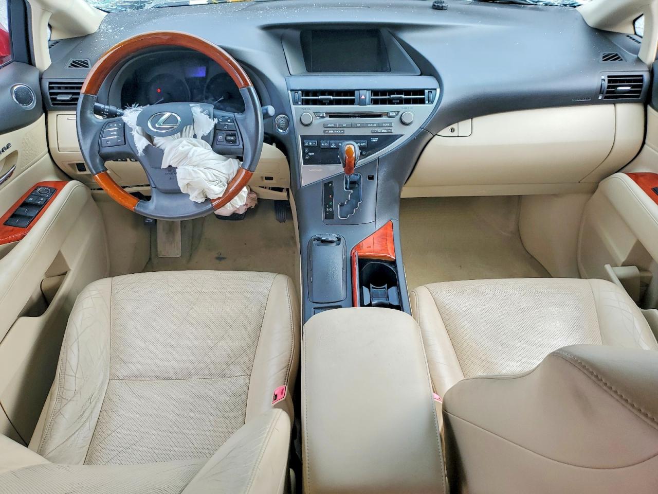 2010 Lexus Rx 350 Red vin: JTJZK1BA4A2406735