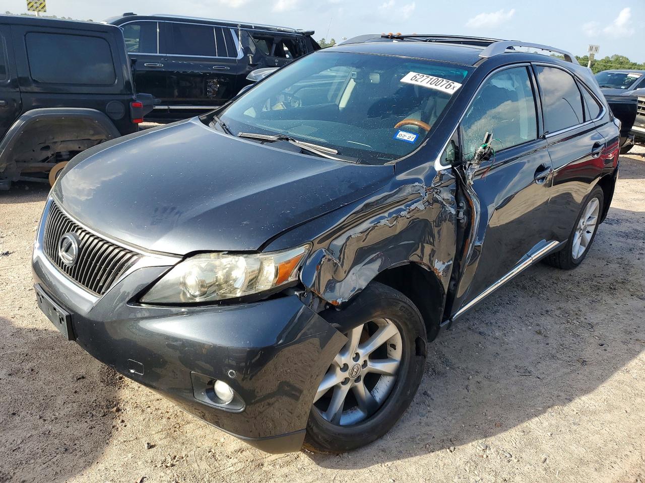 2010 Lexus Rx 350 Gray vin: JTJZK1BA4A2406945