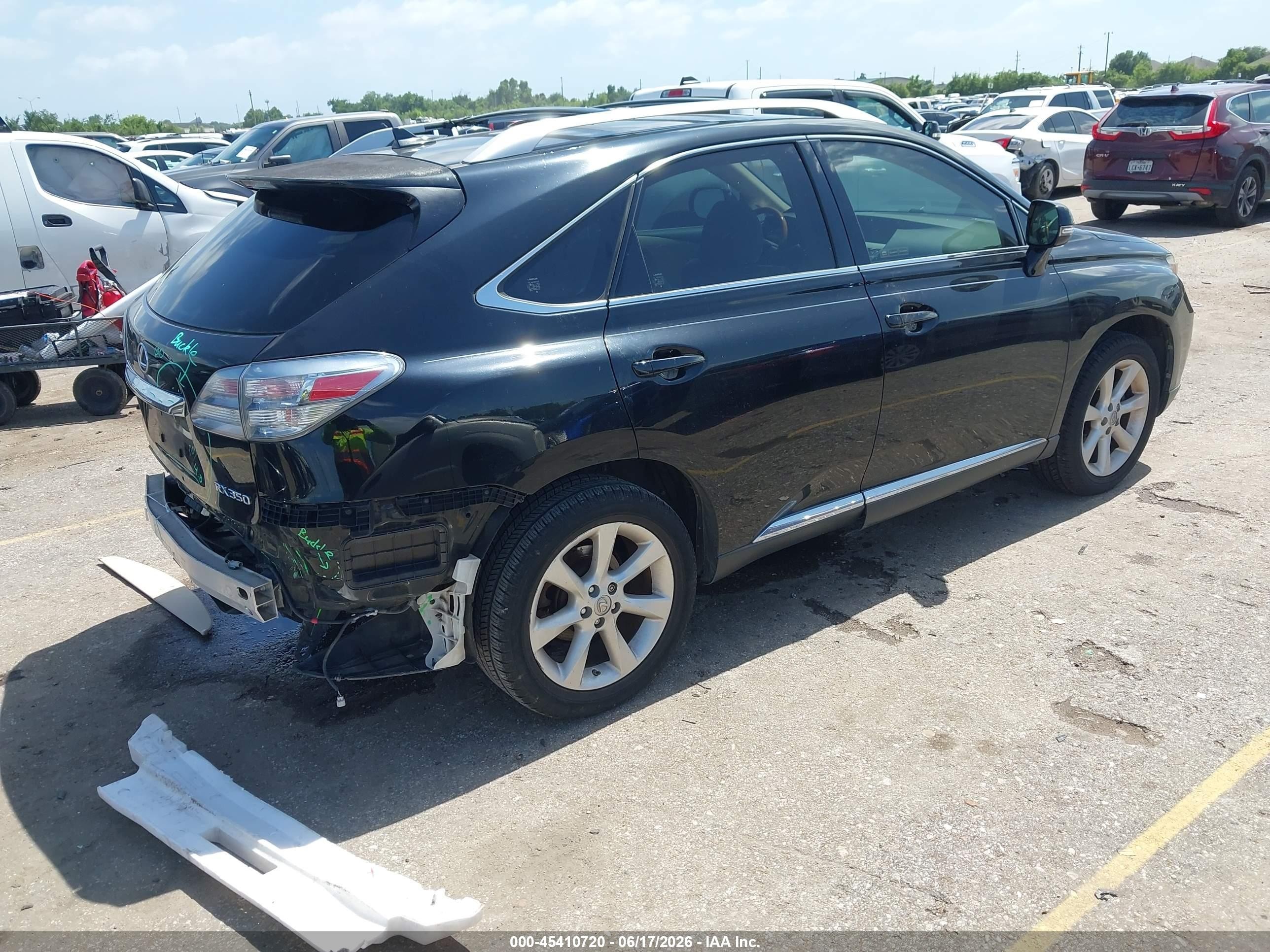 2011 Lexus Rx 350   Черный vin: JTJZK1BA4B2004182