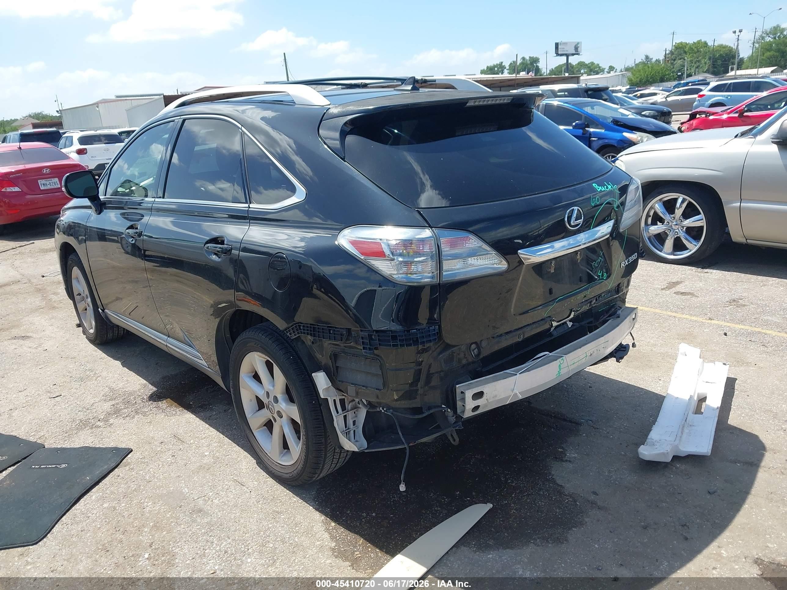 2011 Lexus Rx 350   Черный vin: JTJZK1BA4B2004182
