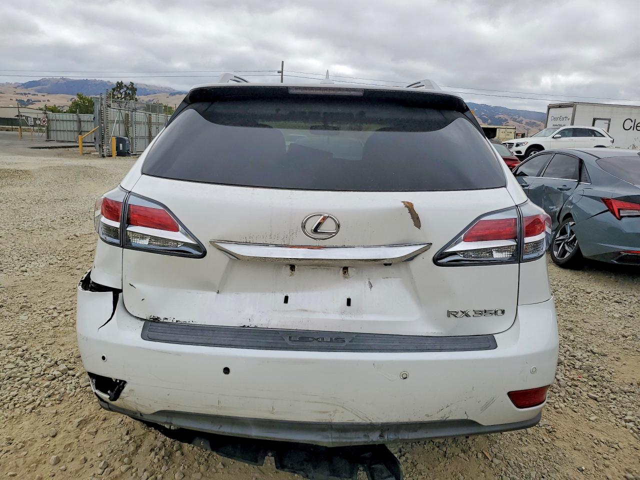 2013 Lexus Rx 350 White vin: JTJZK1BA4D2007456