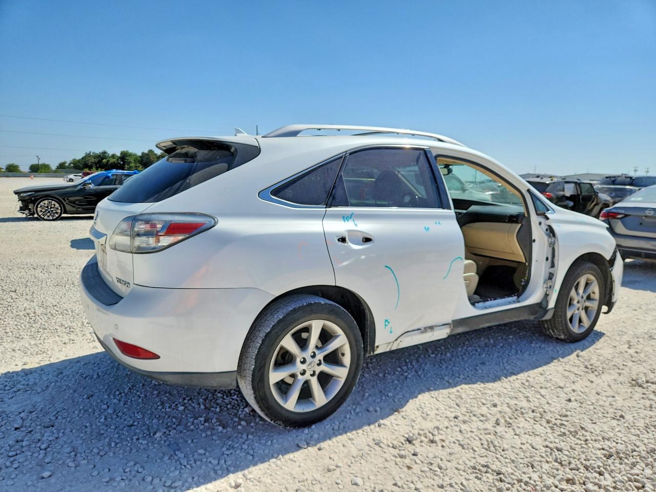 2010 Lexus Rx 350 Белый vin: JTJZK1BA5A2000544