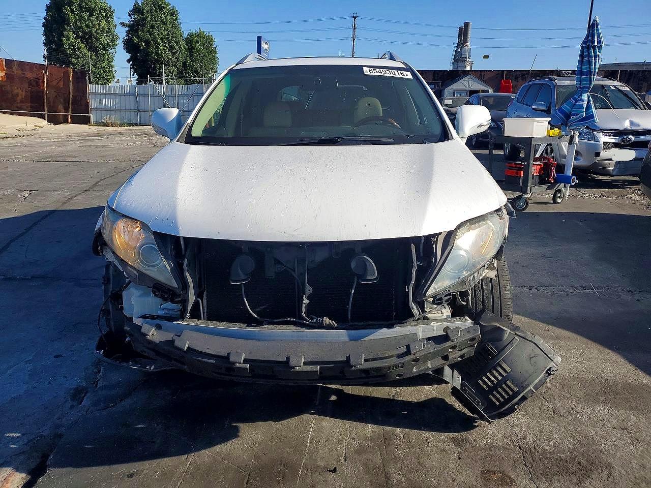2010 Lexus Rx 350 White vin: JTJZK1BA5A2403827