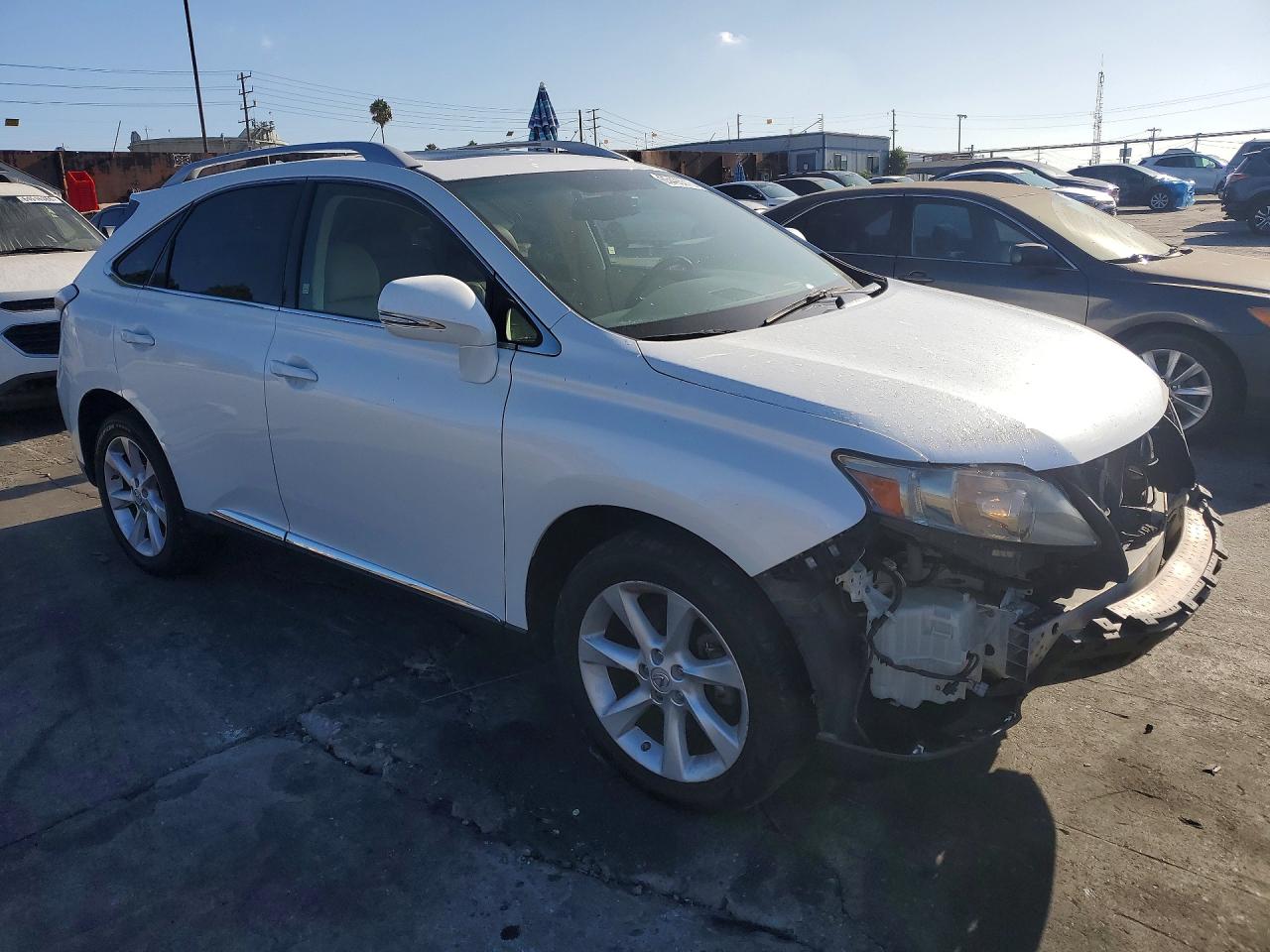 2010 Lexus Rx 350 White vin: JTJZK1BA5A2403827