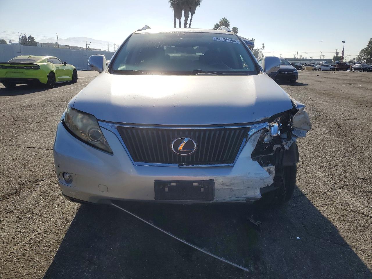 2010 Lexus Rx 350 Silver vin: JTJZK1BA5A2410843