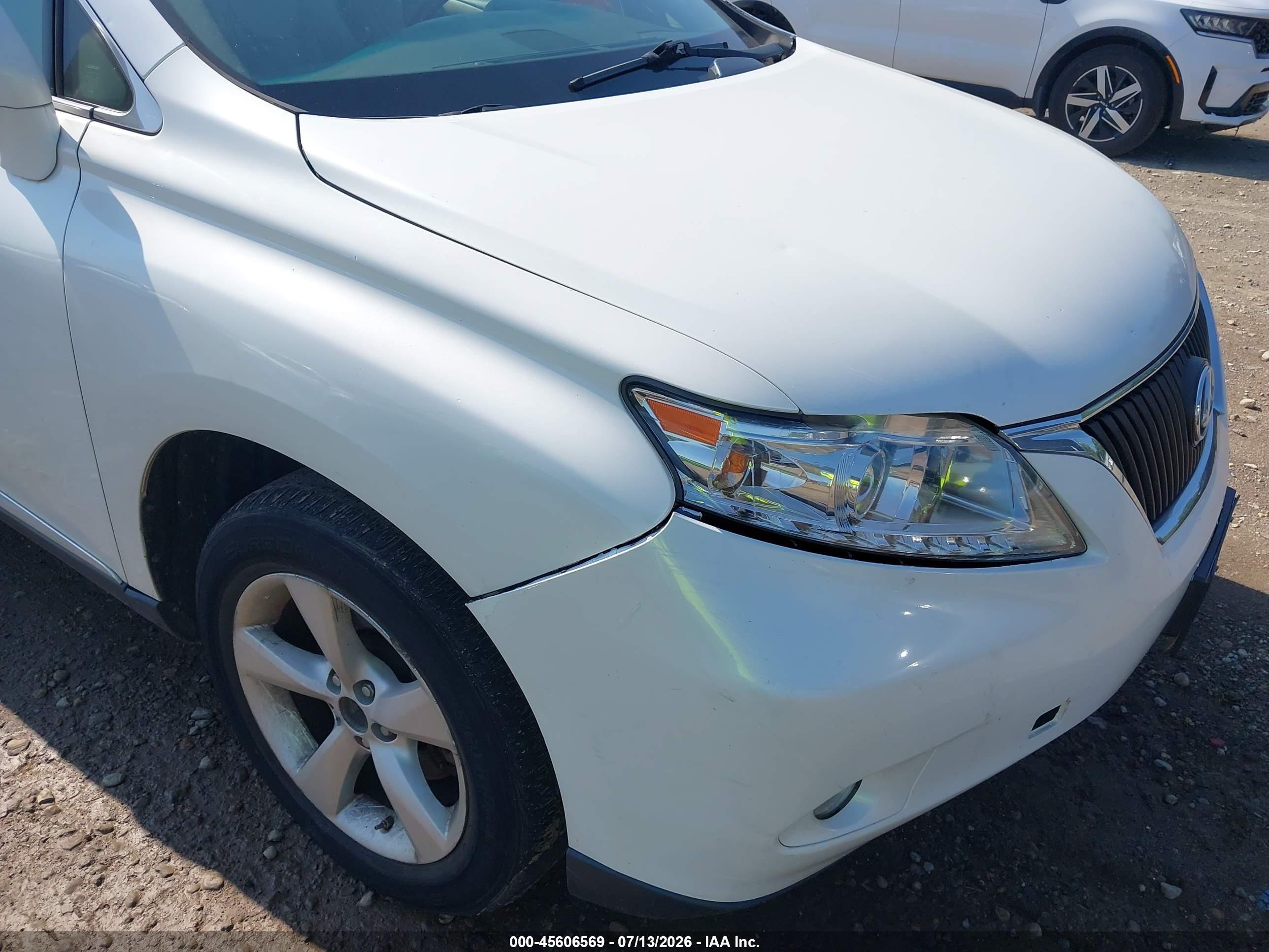 2012 Lexus Rx 350   White vin: JTJZK1BA5C2414023