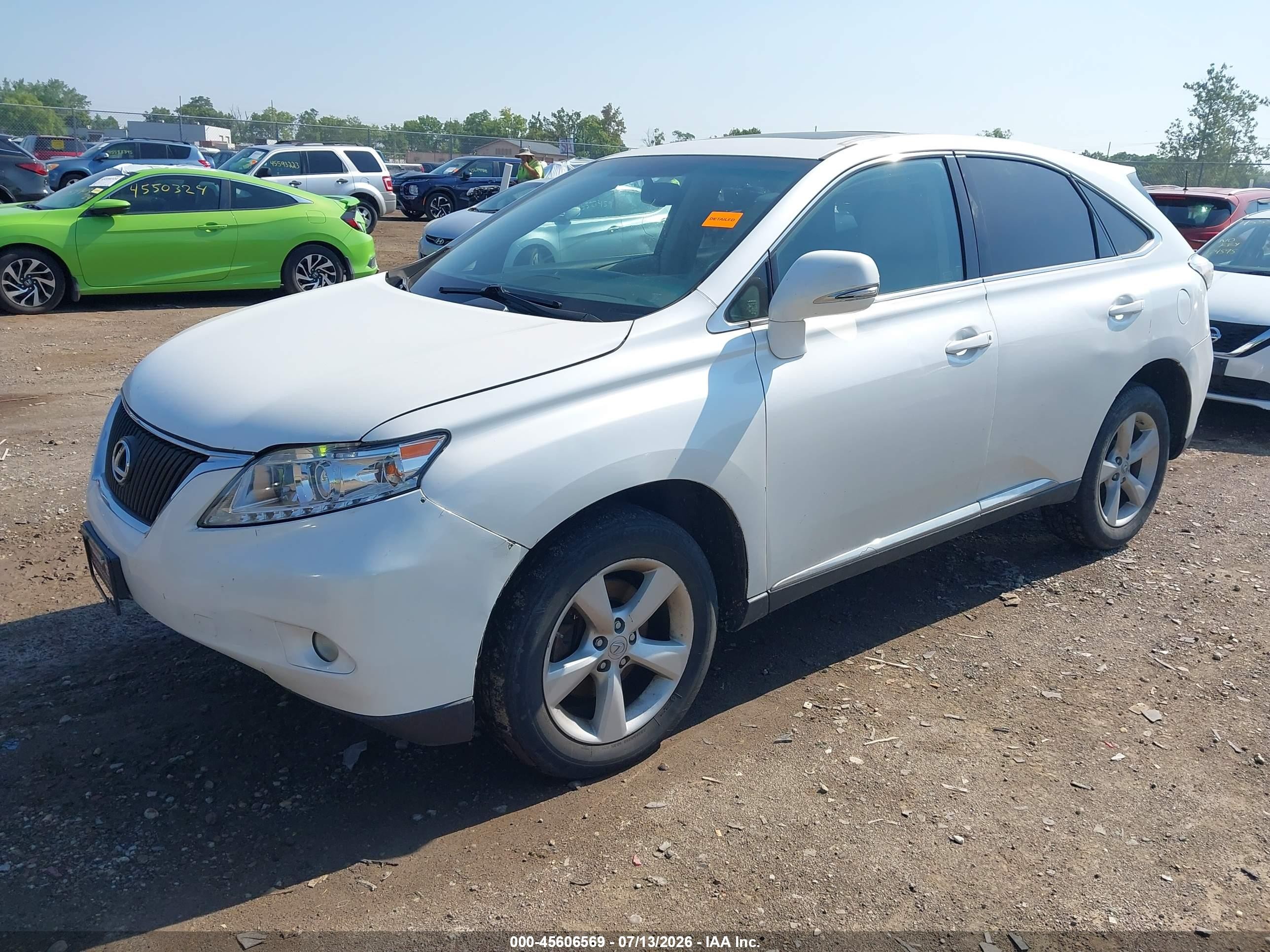 2012 Lexus Rx 350   White vin: JTJZK1BA5C2414023