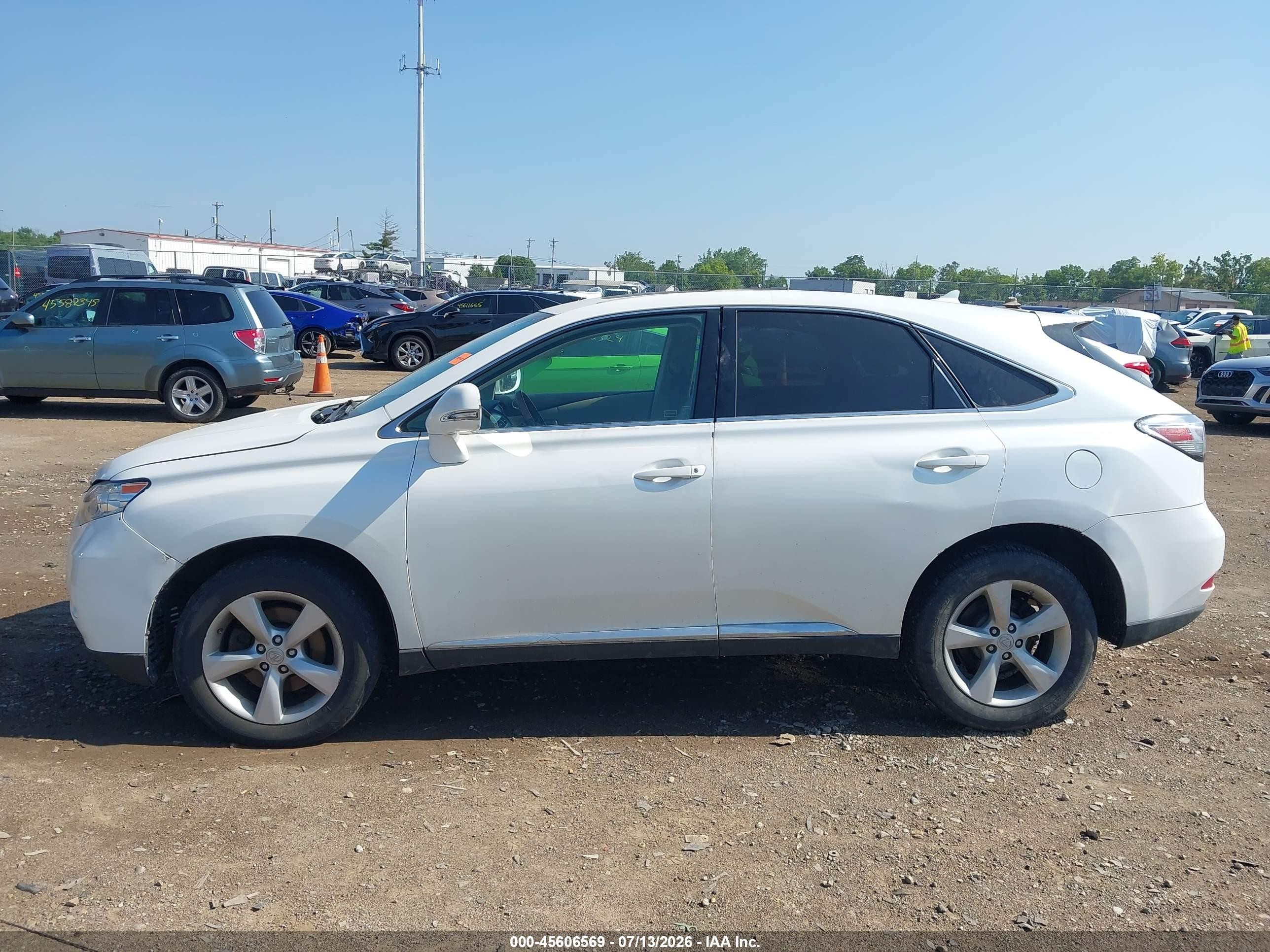 2012 Lexus Rx 350   White vin: JTJZK1BA5C2414023