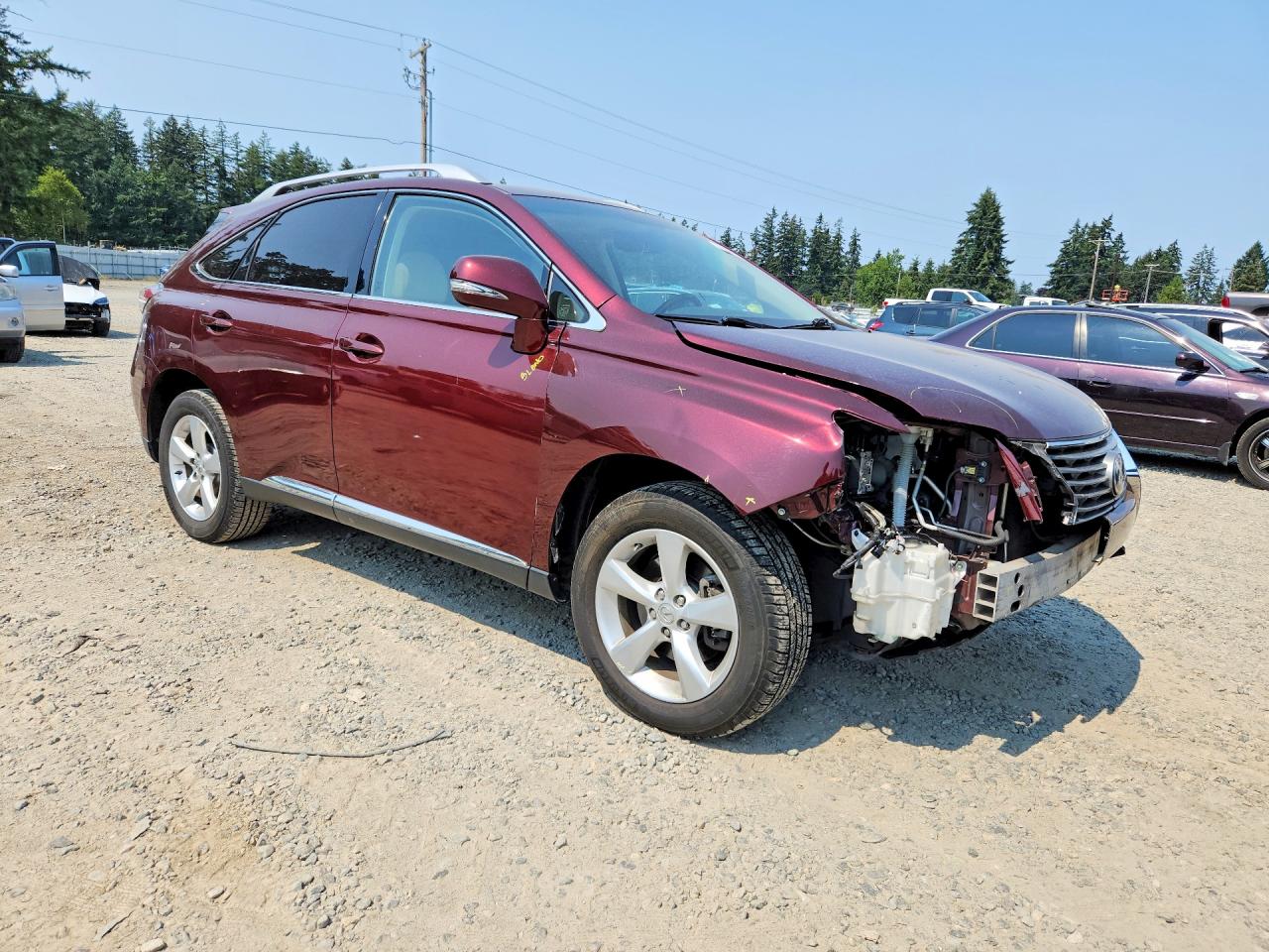 2013 Lexus Rx 350 Burgundy vin: JTJZK1BA5D2417473