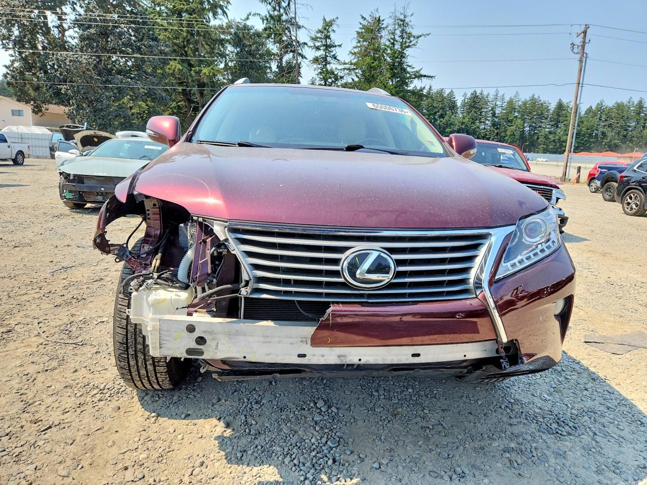 2013 Lexus Rx 350 Burgundy vin: JTJZK1BA5D2417473