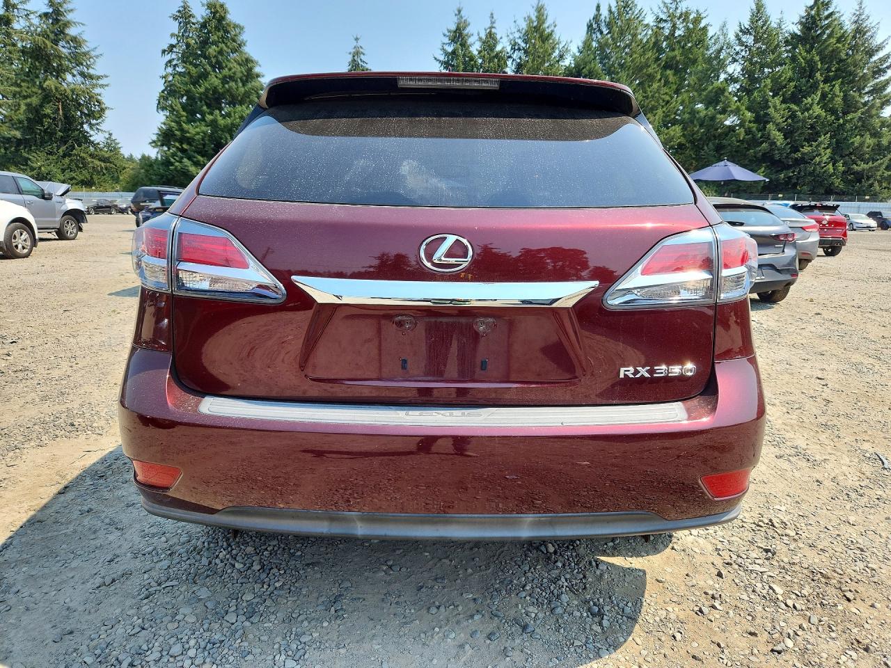 2013 Lexus Rx 350 Burgundy vin: JTJZK1BA5D2417473