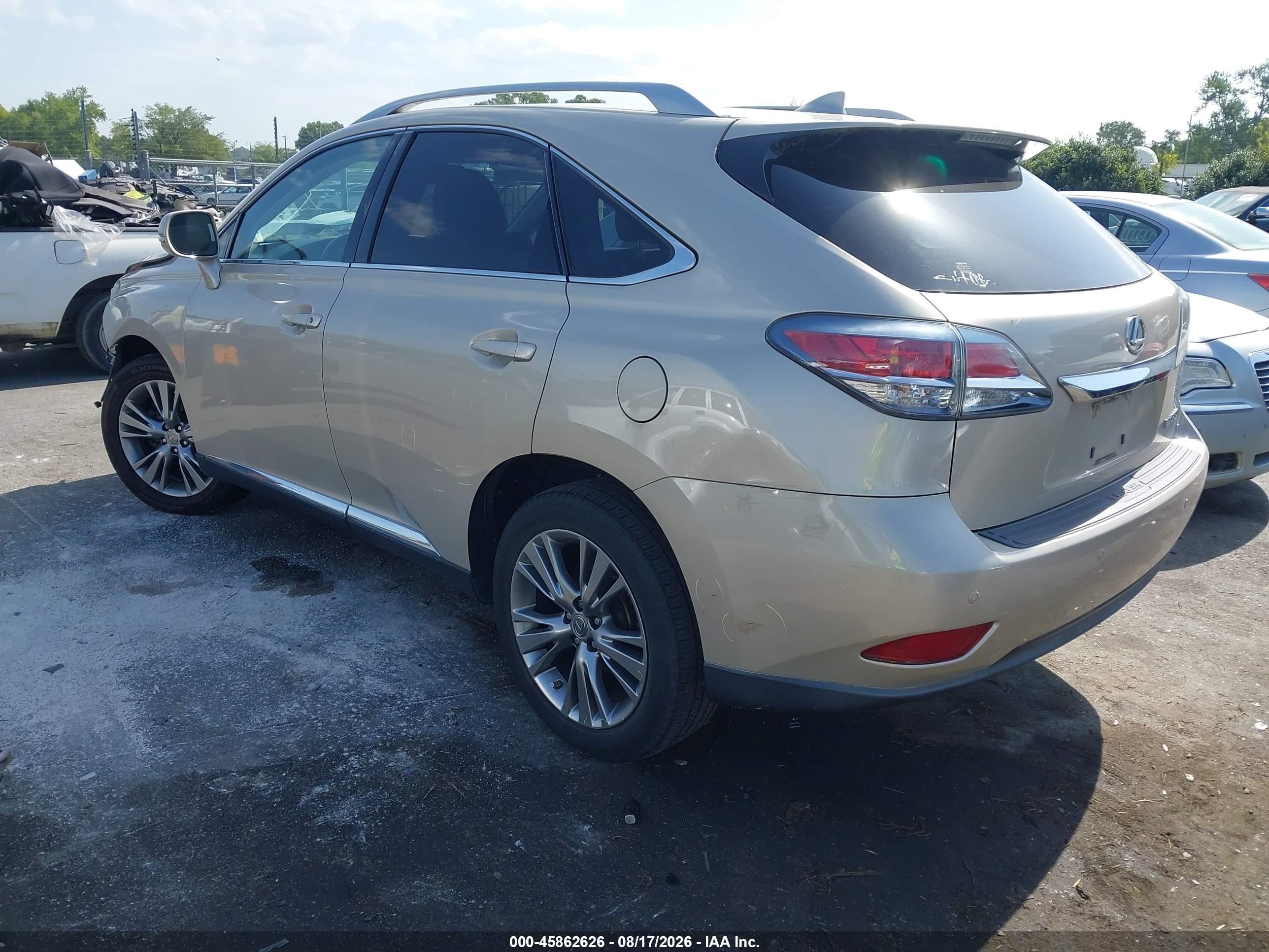 2014 Lexus Rx 350   Champagne vin: JTJZK1BA5E2417975