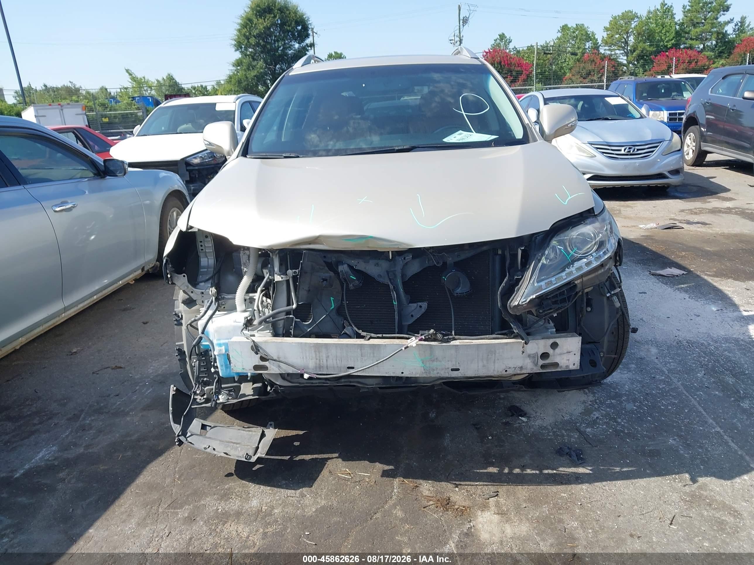 2014 Lexus Rx 350   Champagne vin: JTJZK1BA5E2417975