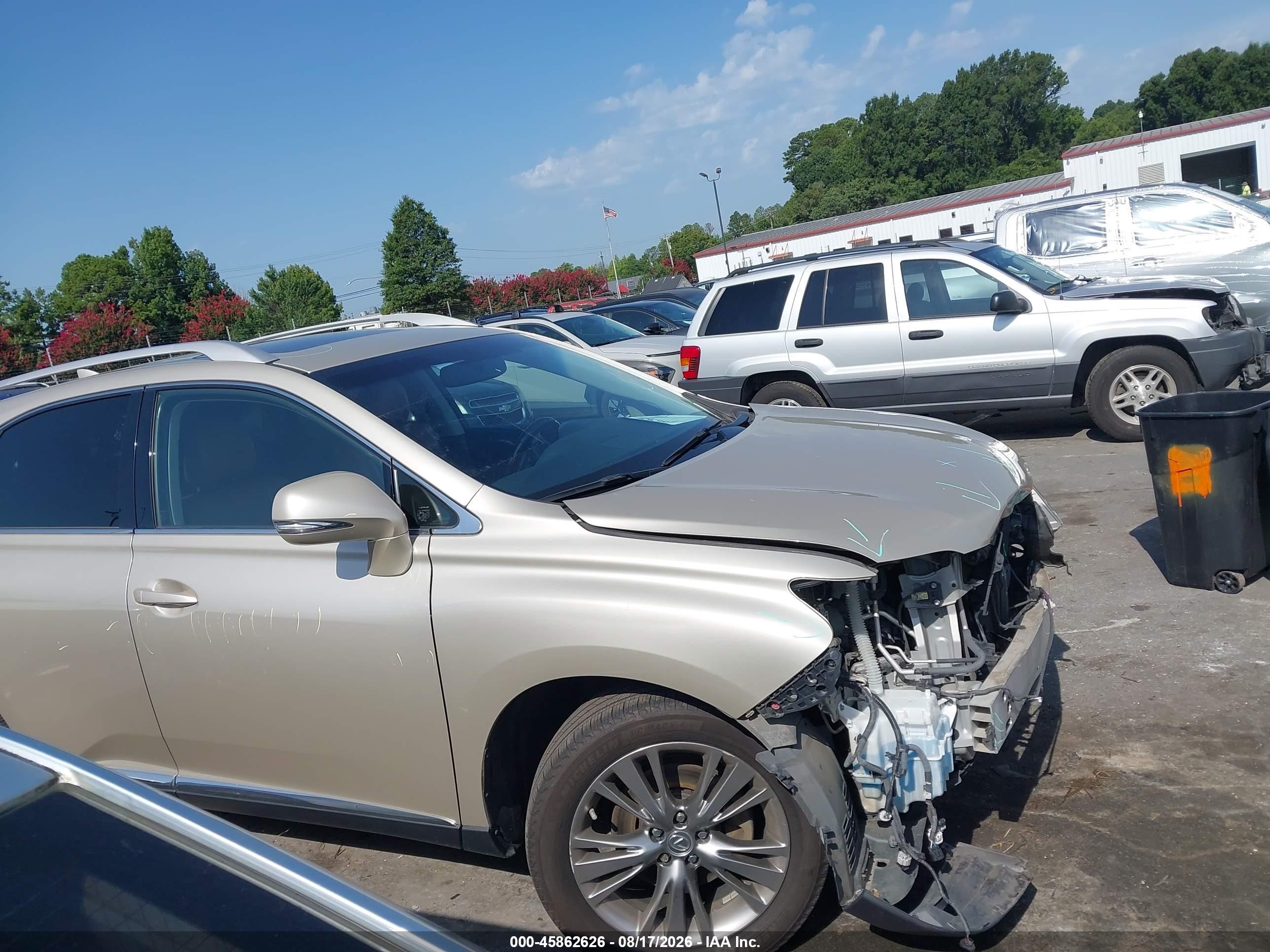2014 Lexus Rx 350   Champagne vin: JTJZK1BA5E2417975