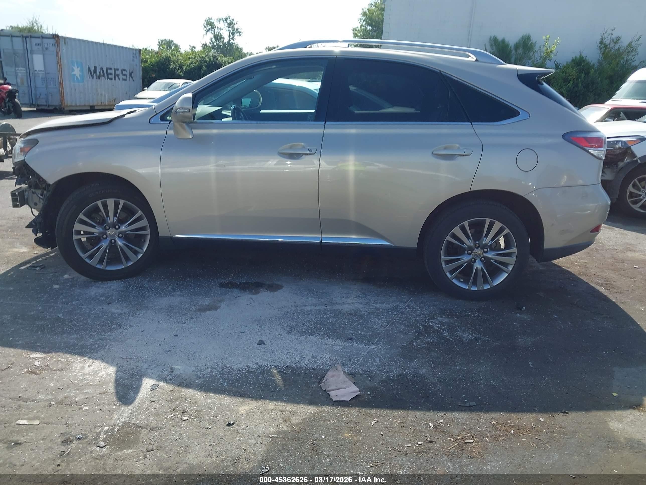 2014 Lexus Rx 350   Champagne vin: JTJZK1BA5E2417975
