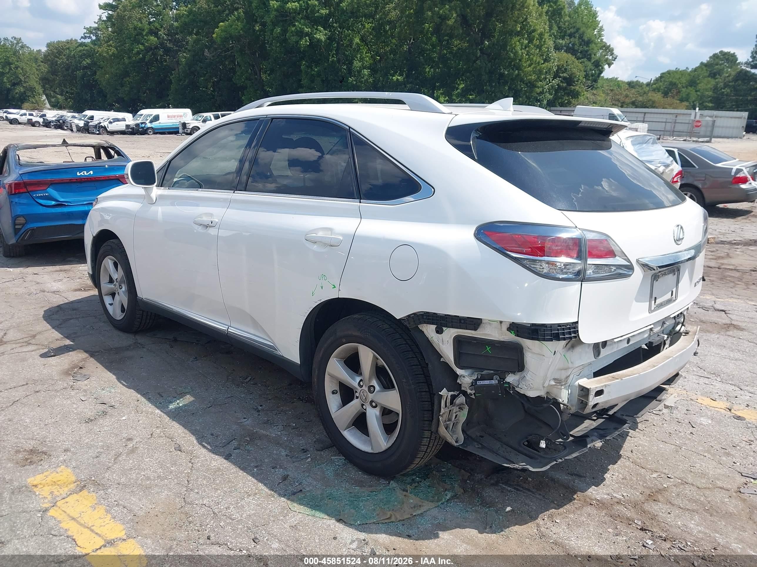 2015 Lexus Rx 350 White vin: JTJZK1BA5F2422708