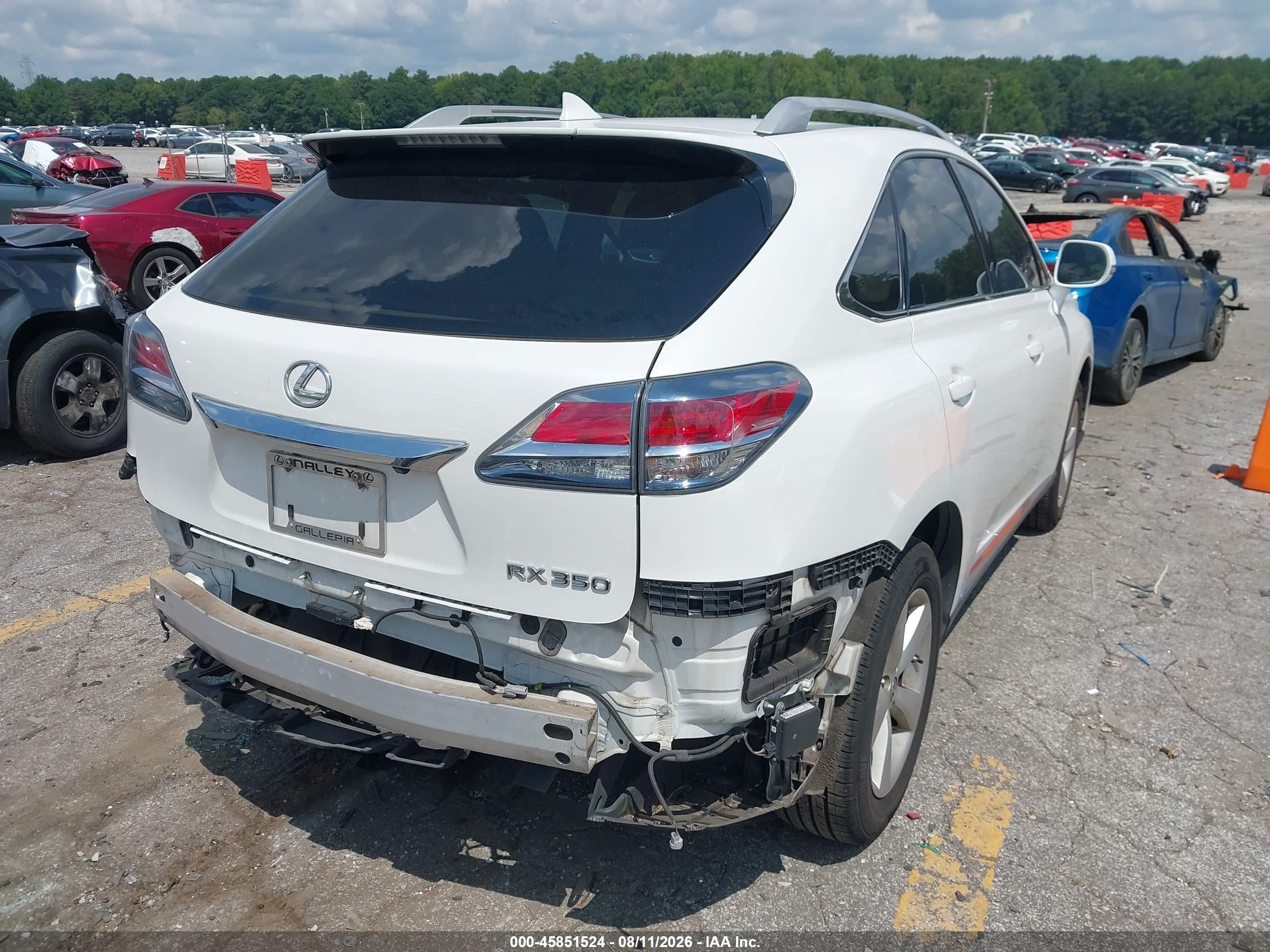 2015 Lexus Rx 350 White vin: JTJZK1BA5F2422708