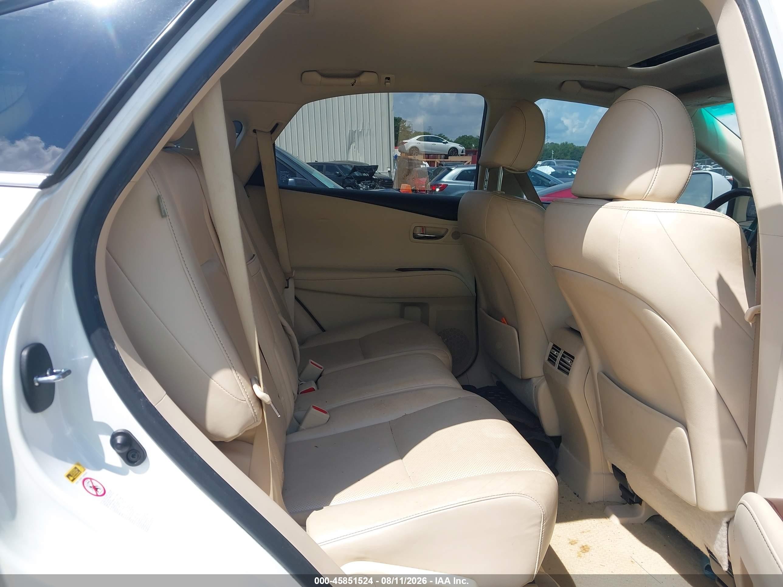 2015 Lexus Rx 350 White vin: JTJZK1BA5F2422708