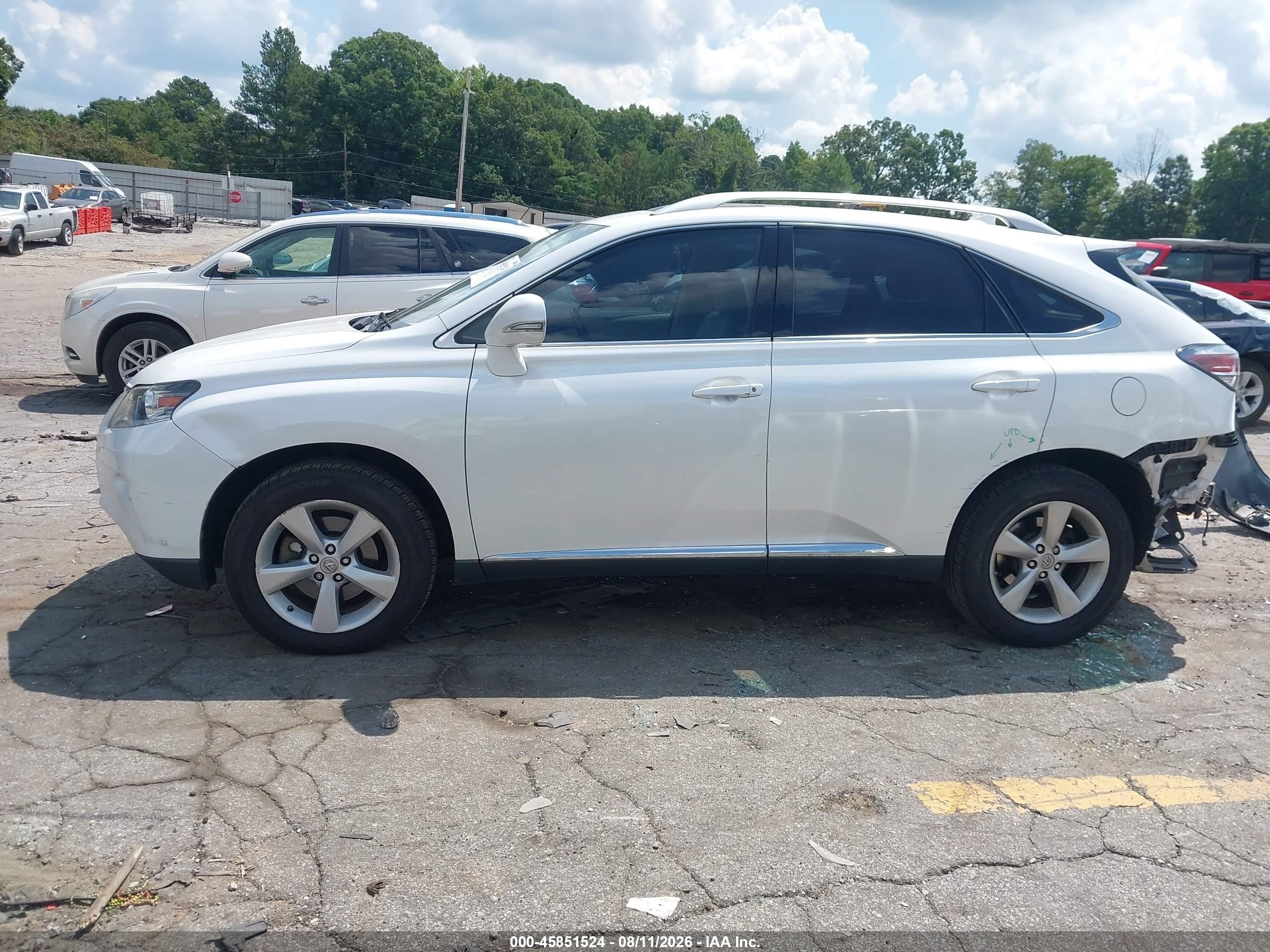 2015 Lexus Rx 350 White vin: JTJZK1BA5F2422708