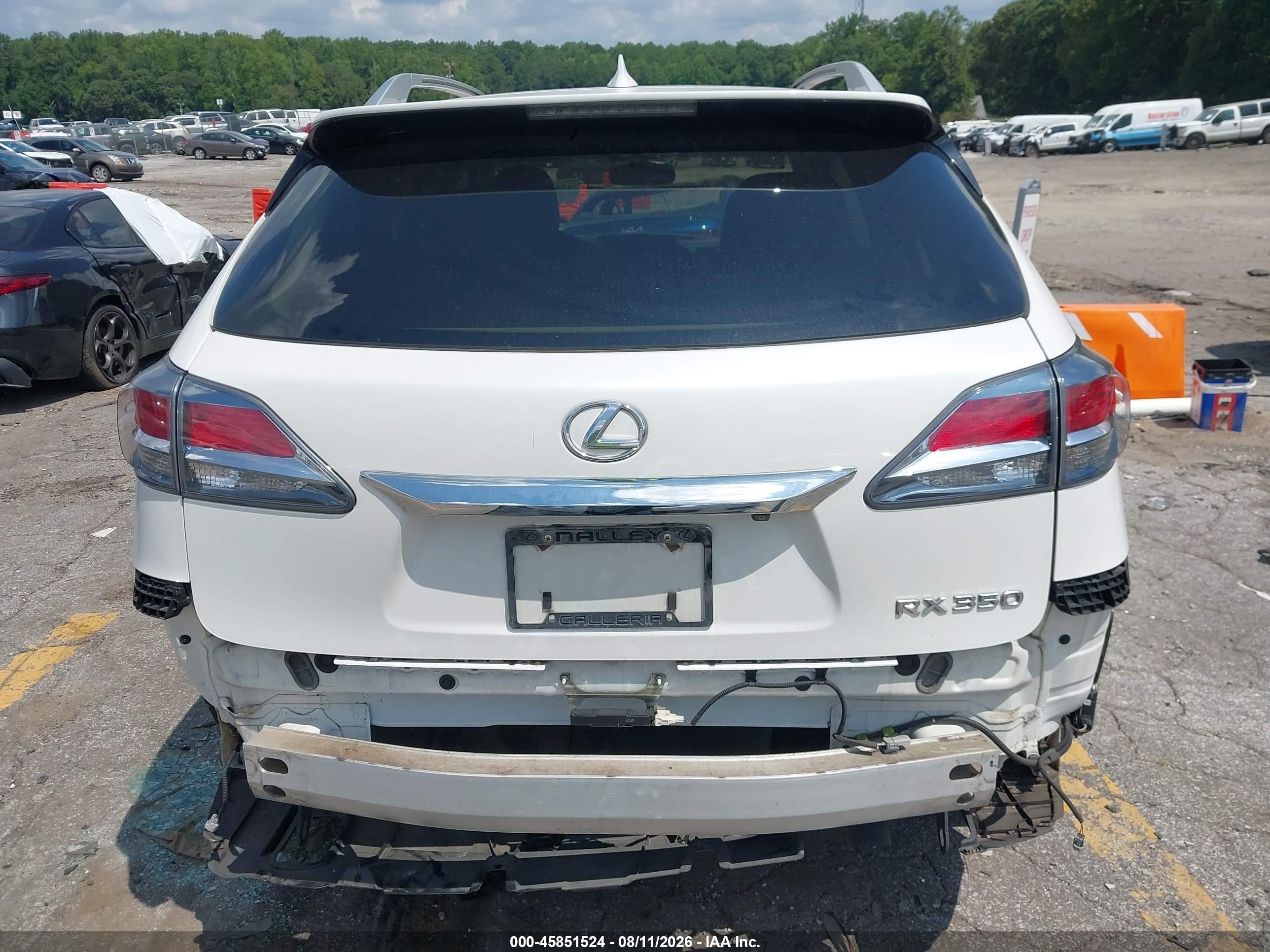 2015 Lexus Rx 350 White vin: JTJZK1BA5F2422708