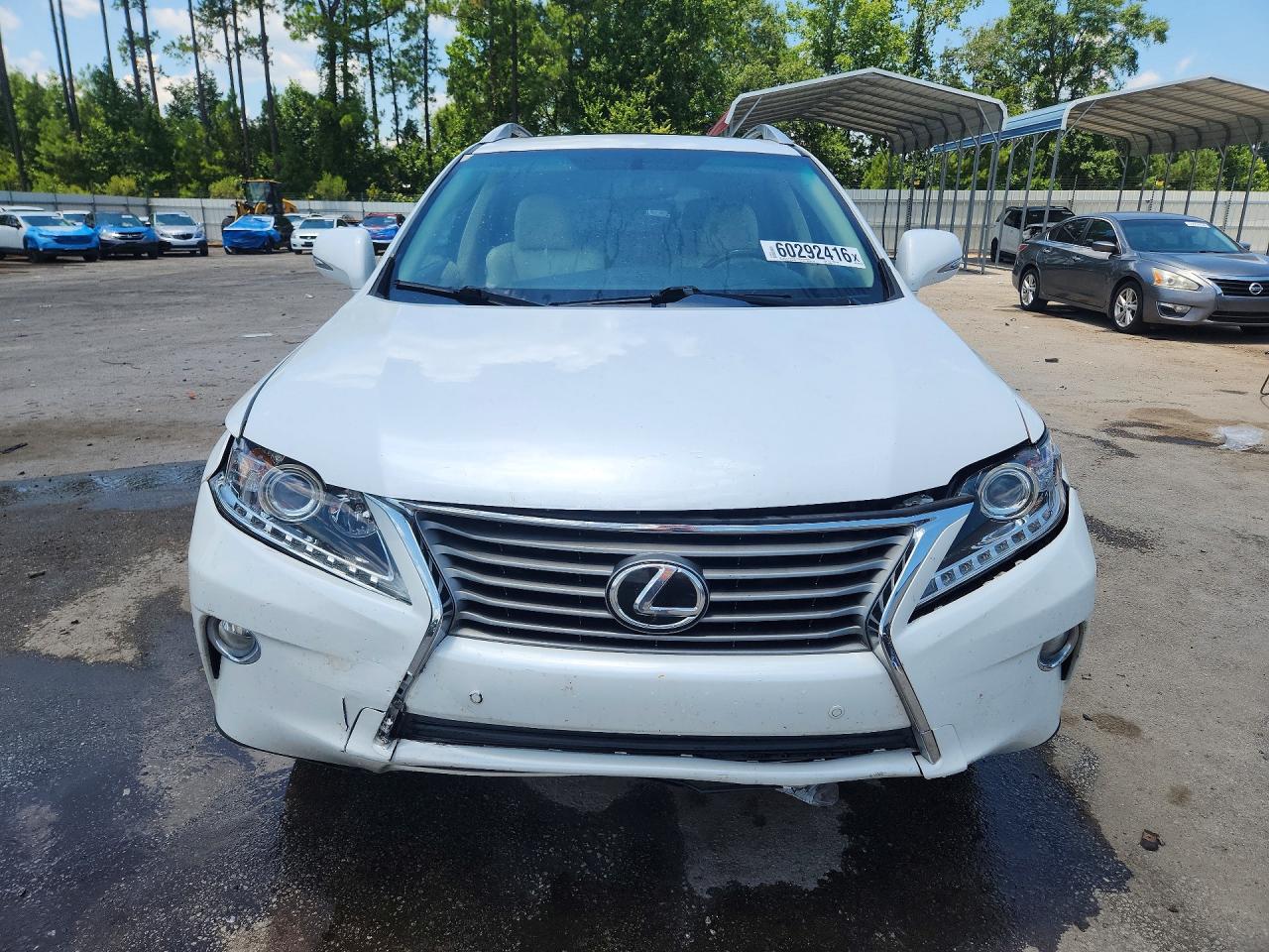 2015 Lexus Rx 350 White vin: JTJZK1BA5F2423566