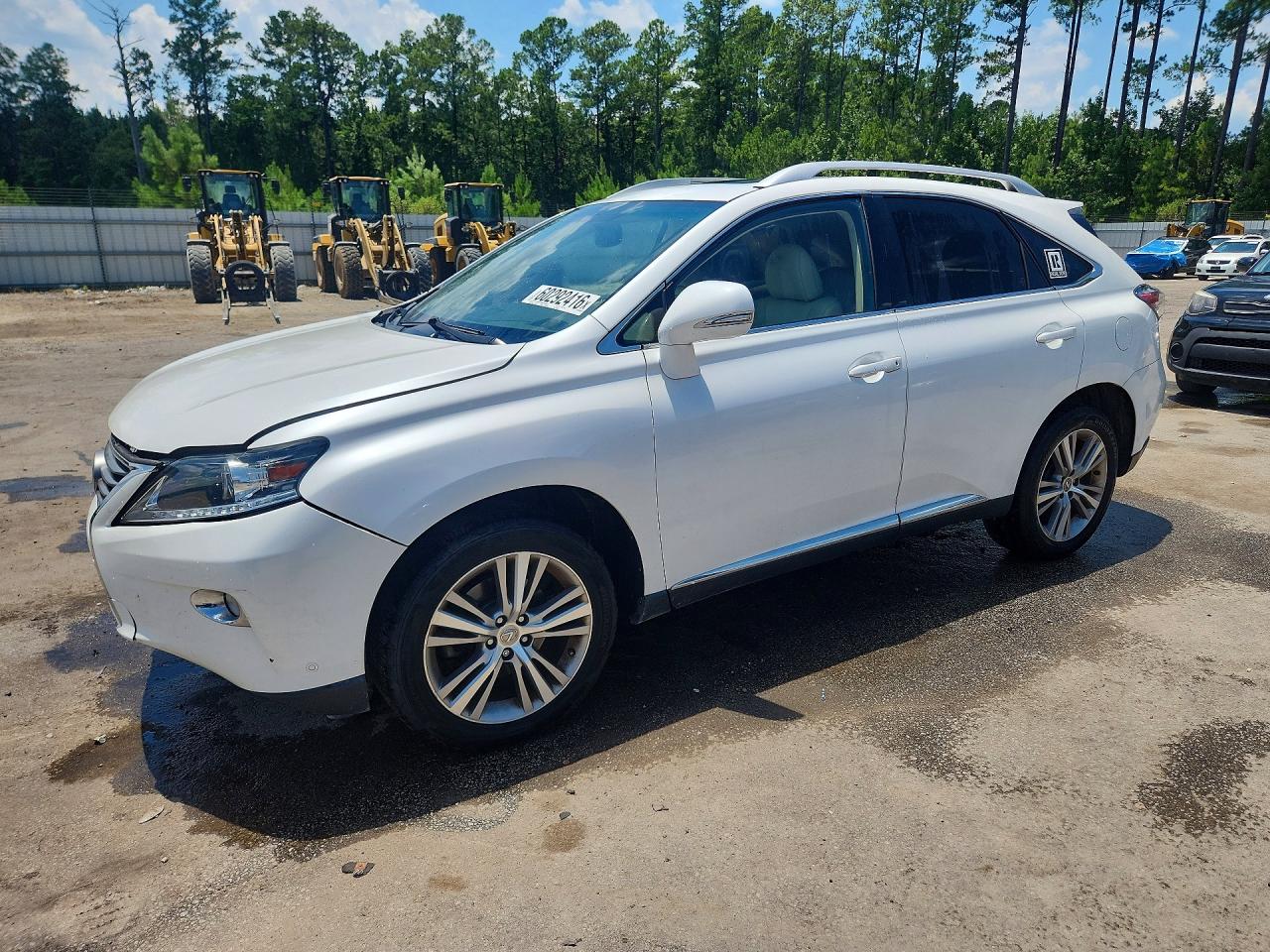 2015 Lexus Rx 350 White vin: JTJZK1BA5F2423566