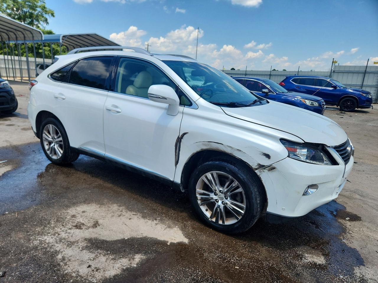 2015 Lexus Rx 350 White vin: JTJZK1BA5F2423566