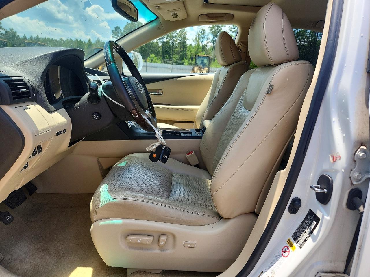 2015 Lexus Rx 350 White vin: JTJZK1BA5F2423566