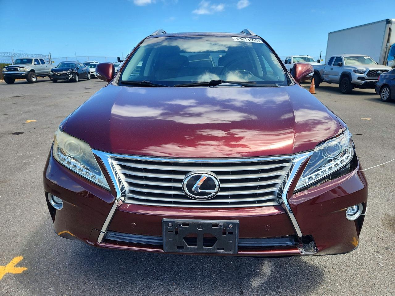 2015 Lexus Rx 350 Maroon vin: JTJZK1BA5F2423891