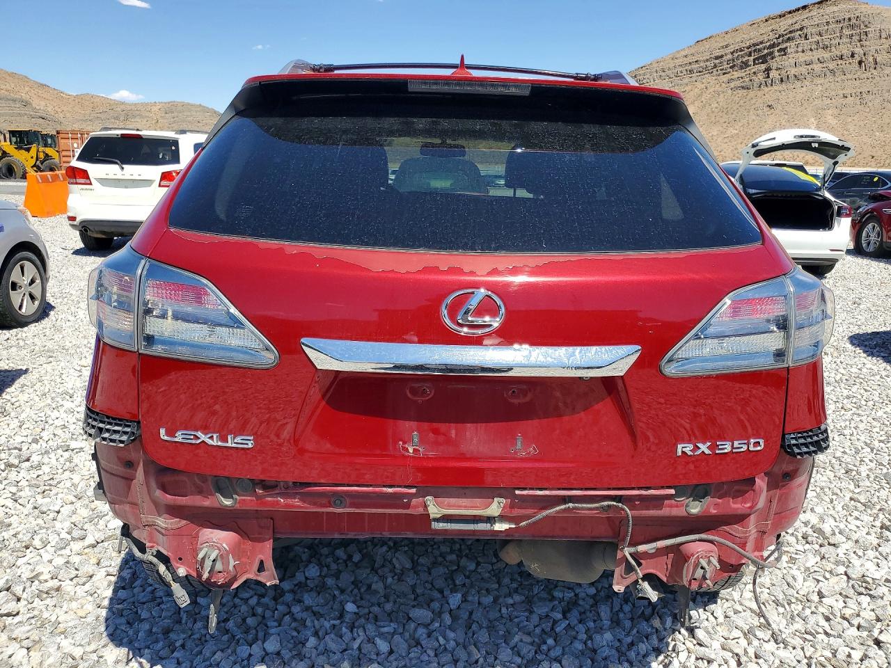 2010 Lexus Rx 350 Red vin: JTJZK1BA6A2002013