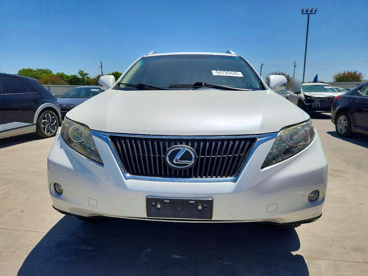 2010 Lexus Rx 350 Белый vin: JTJZK1BA6A2404923