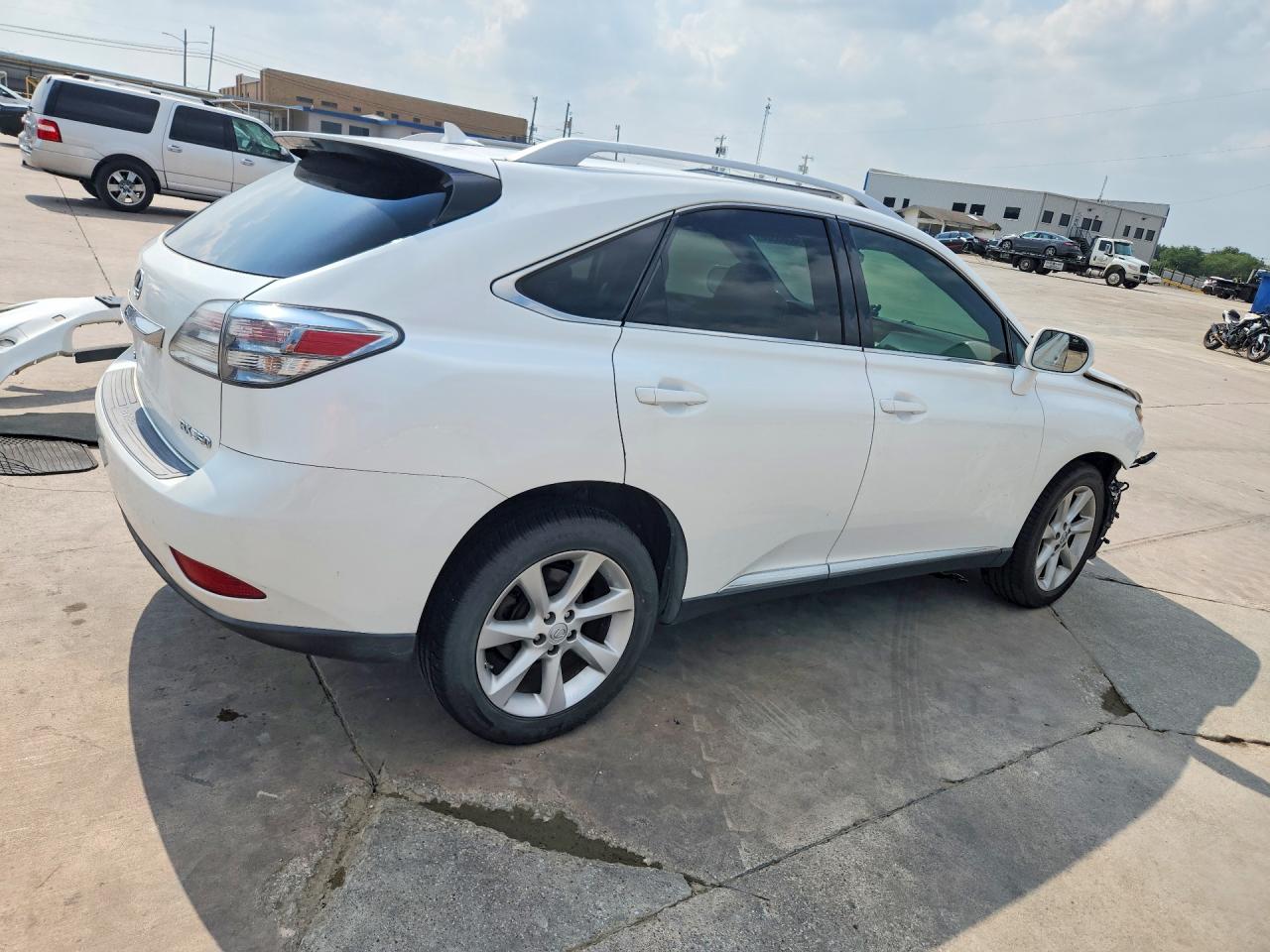 2010 Lexus Rx 350 White vin: JTJZK1BA6A2406042