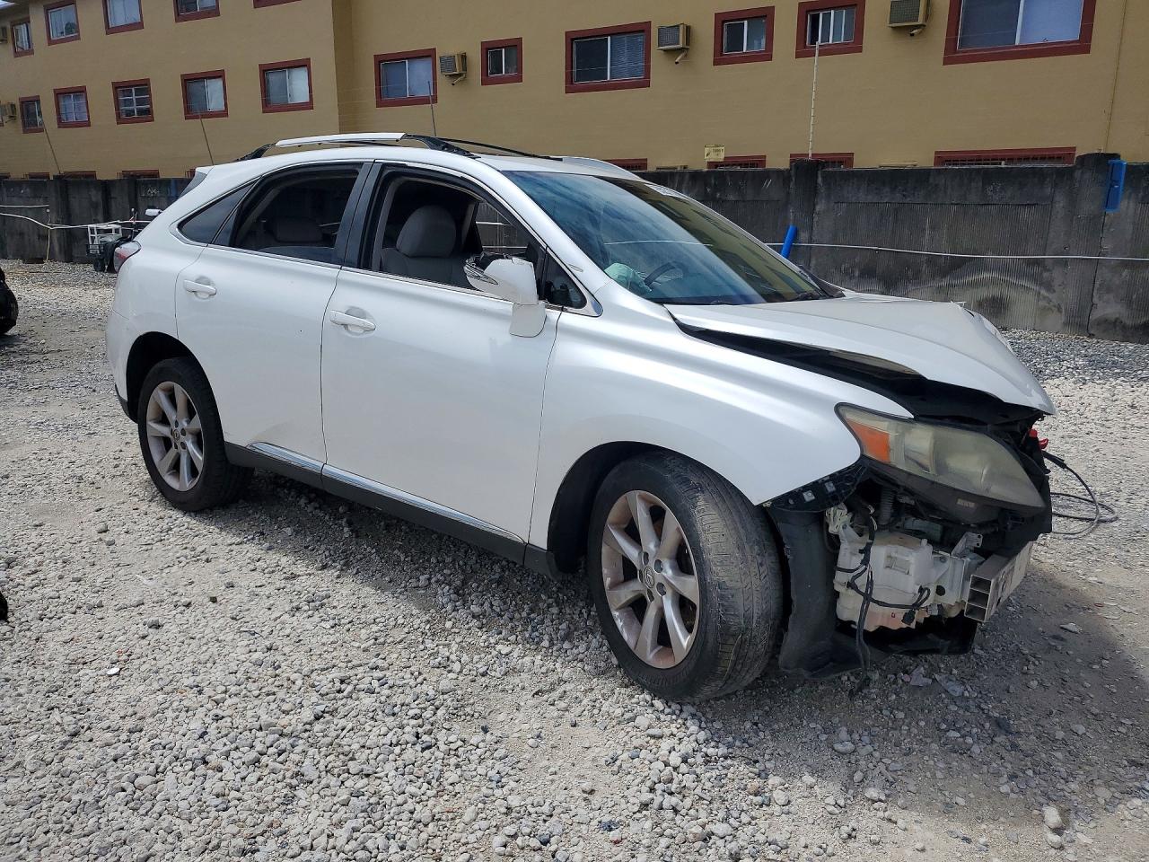 2010 Lexus Rx 350 White vin: JTJZK1BA6A2408020